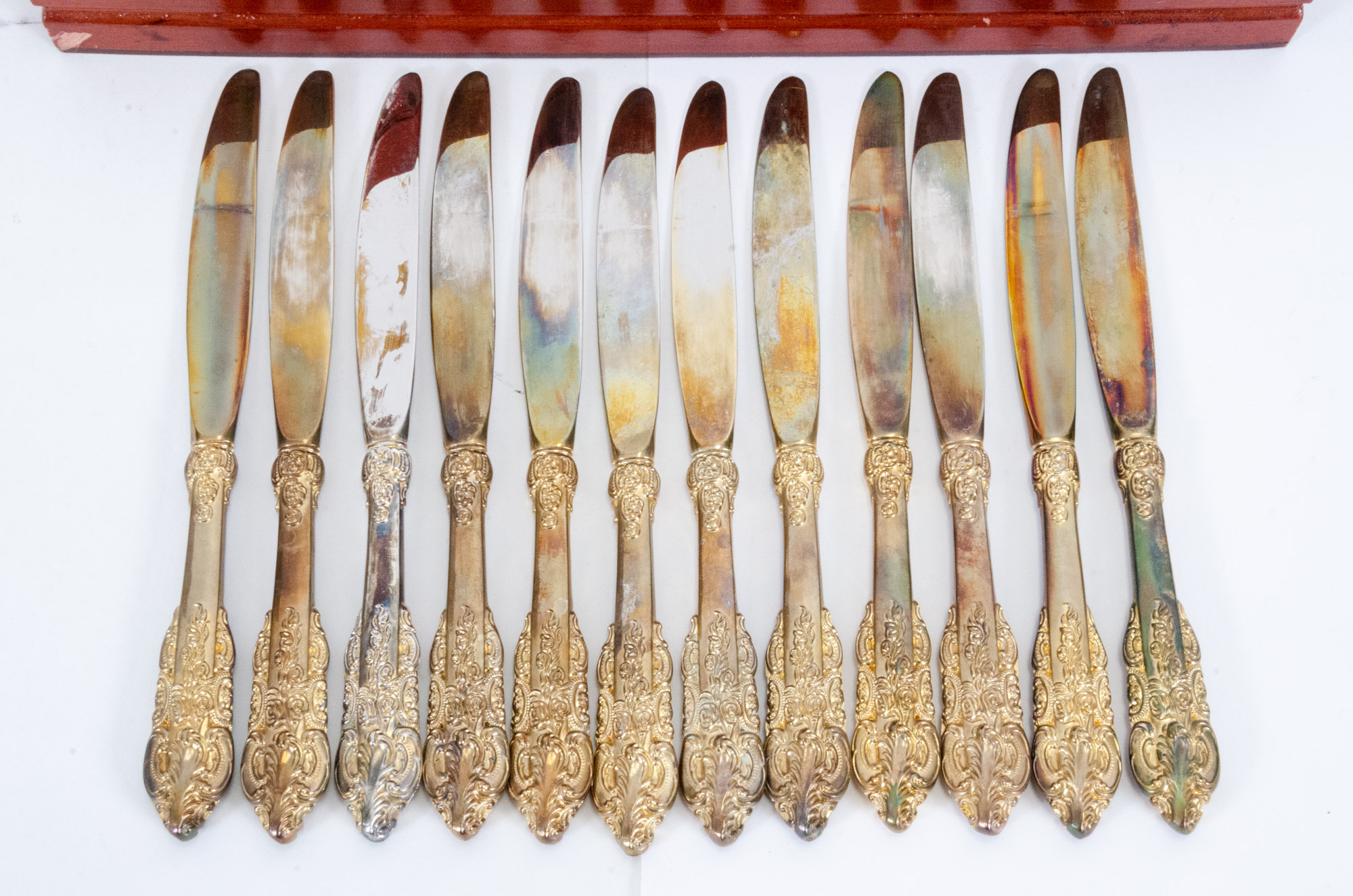 Godinger "Baroque" Gold-Plated Flatware Set