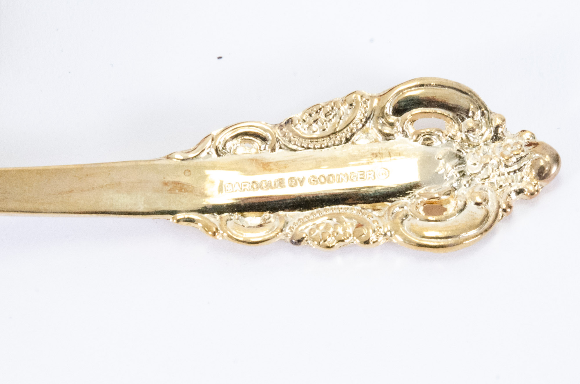 Godinger "Baroque" Gold-Plated Flatware Set