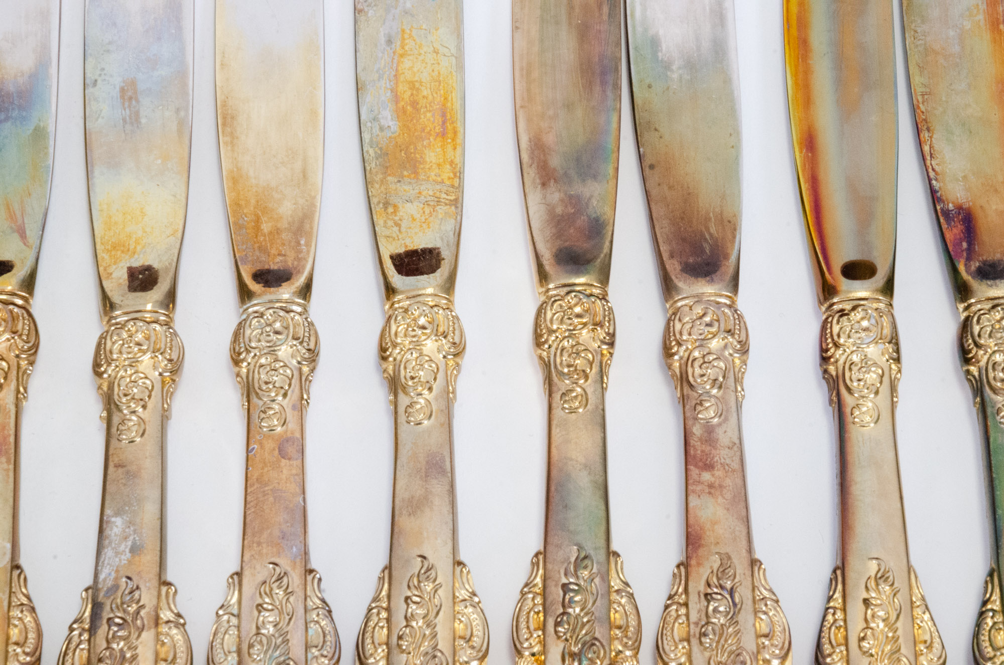 Godinger "Baroque" Gold-Plated Flatware Set