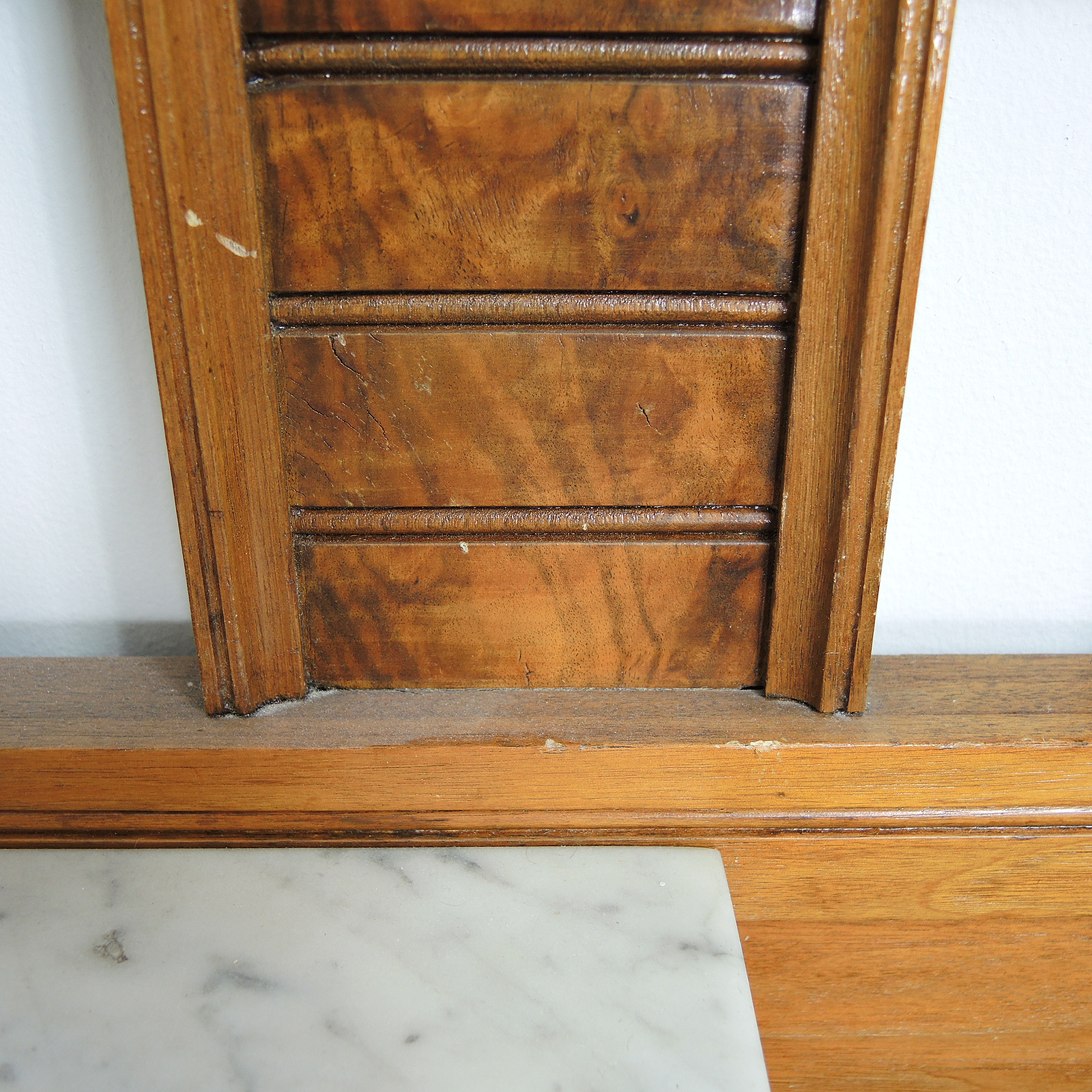Victorian, Eastlake Style Walnut and Oak Hall Tree, Late 19th Century