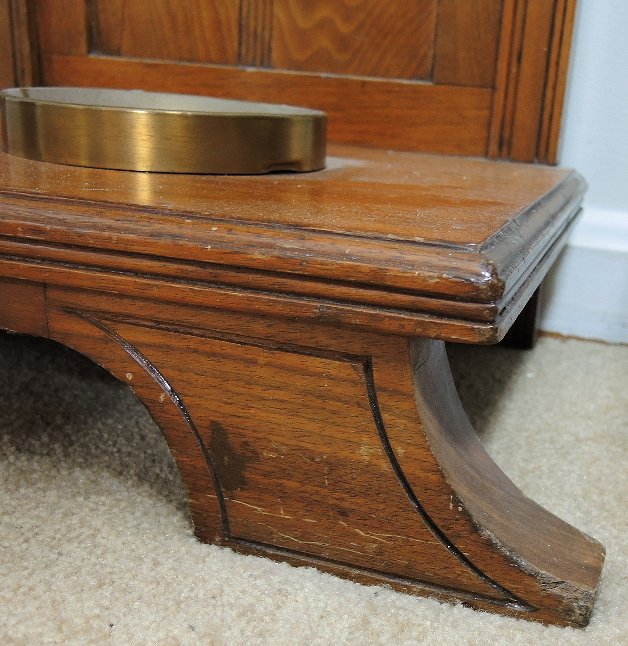 Victorian, Eastlake Style Walnut and Oak Hall Tree, Late 19th Century