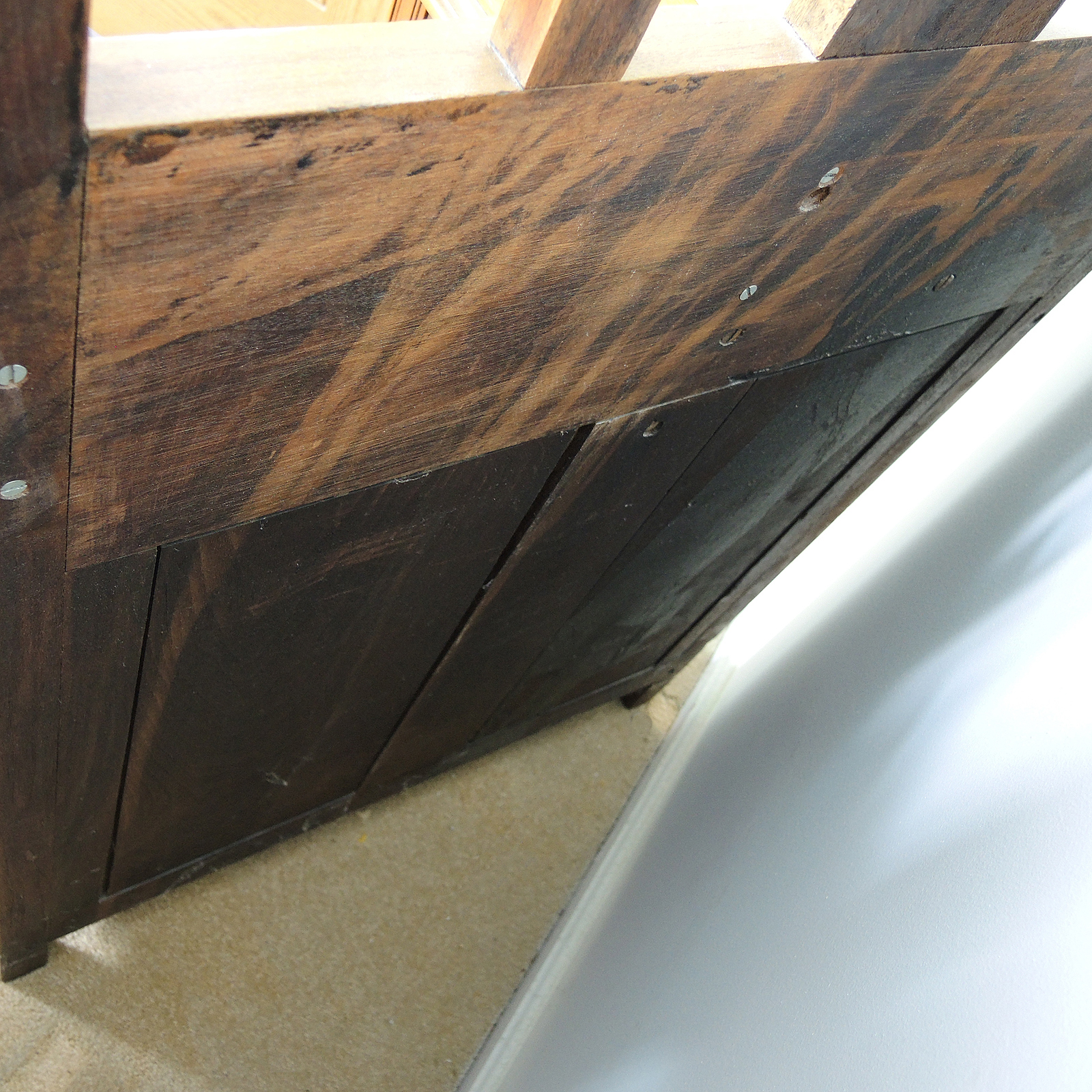 Victorian, Eastlake Style Walnut and Oak Hall Tree, Late 19th Century