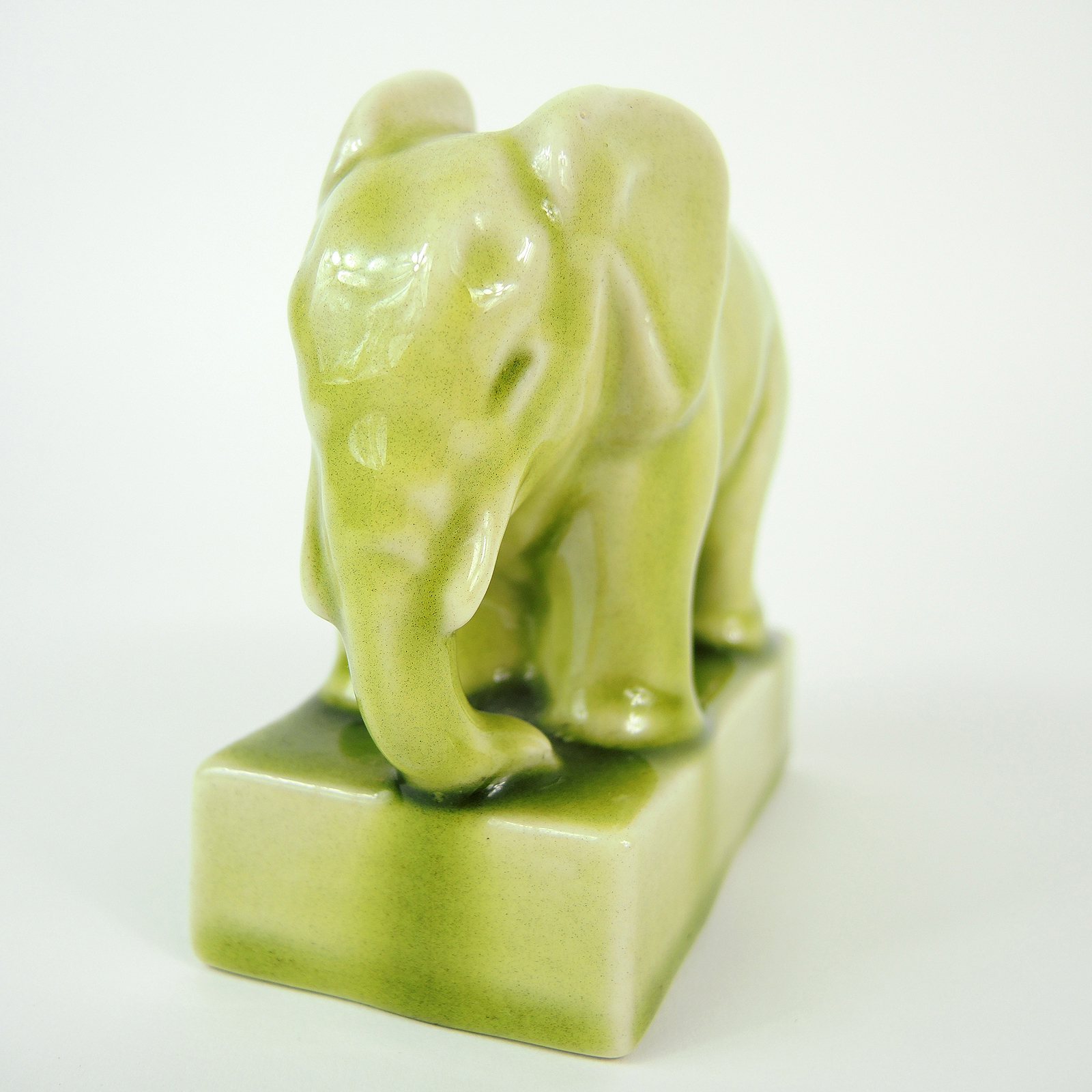 Rookwood Pottery Elephant Paperweight,1945