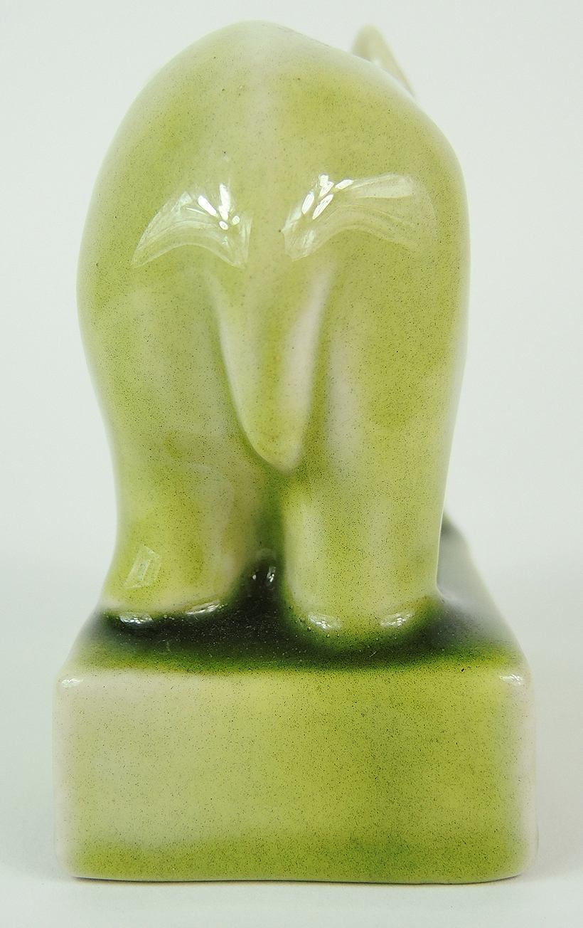 Rookwood Pottery Elephant Paperweight,1945