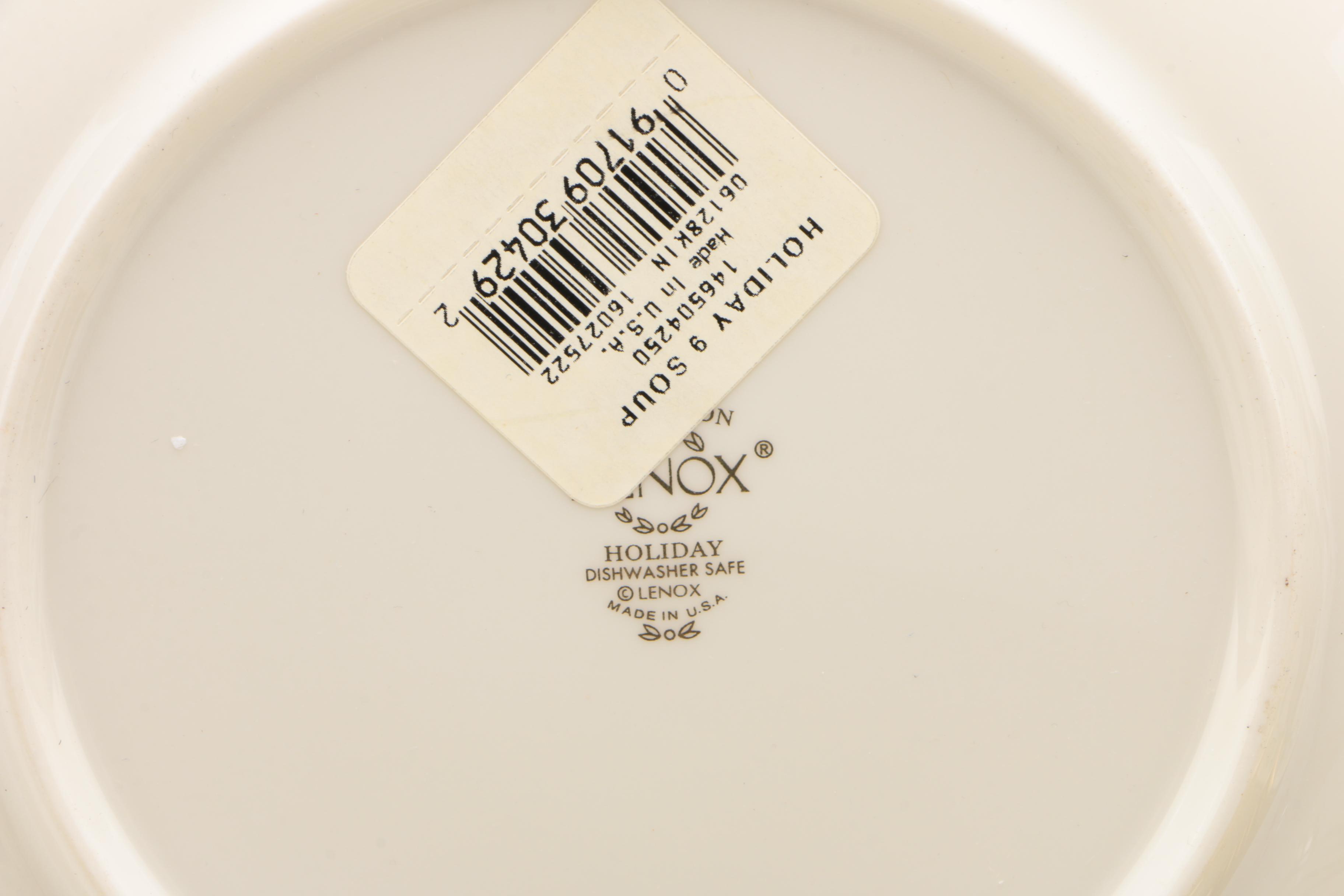 Lenox Dimension "Holiday" Bone China Dinnerware