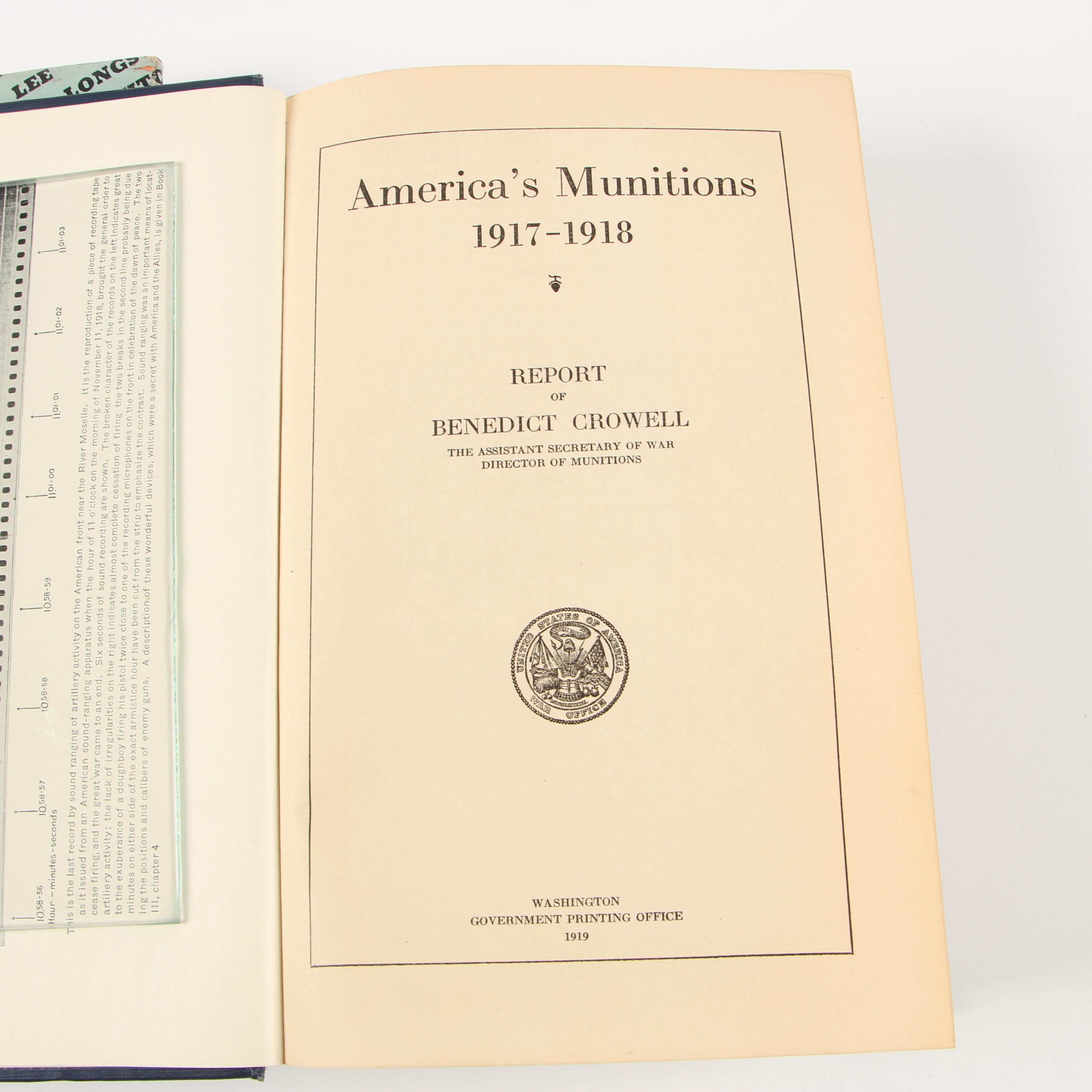 Military Books including 1982 "A History of Strategic Bombing" by Lee Kennett