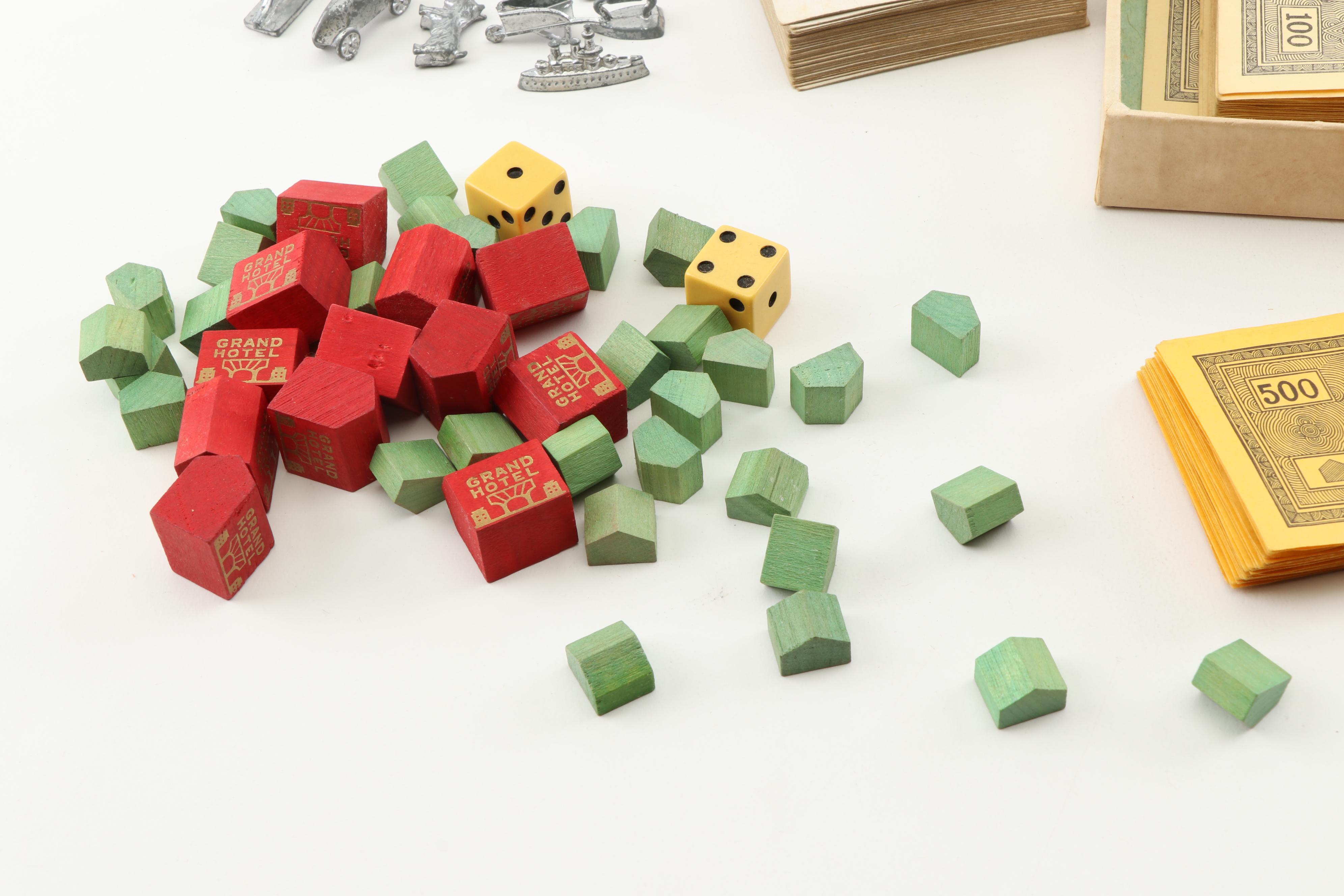 Vintage Parker Brothers Monopoly Board Game