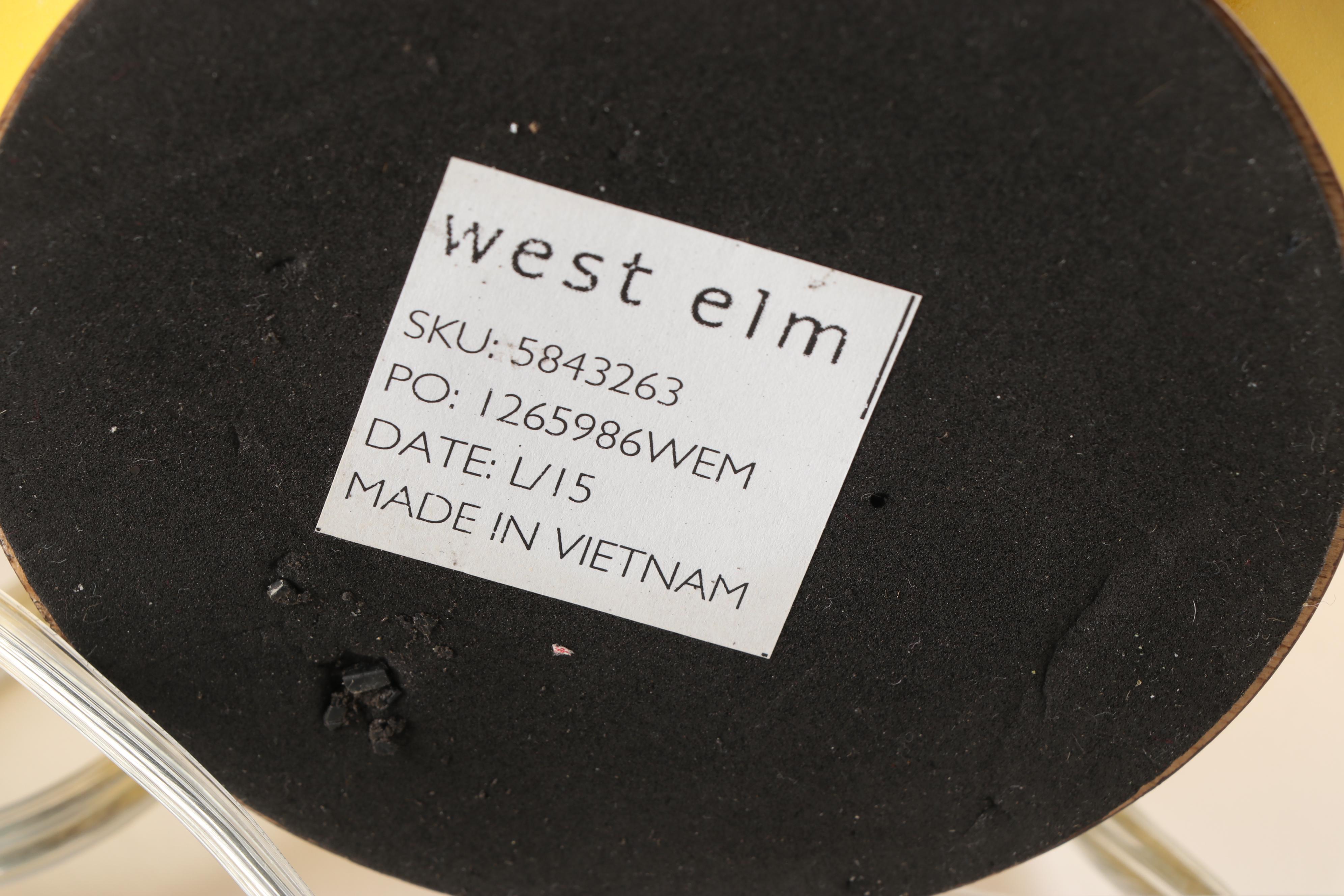 West Elm Mid Century Modern Style Ceramic Table Lamp