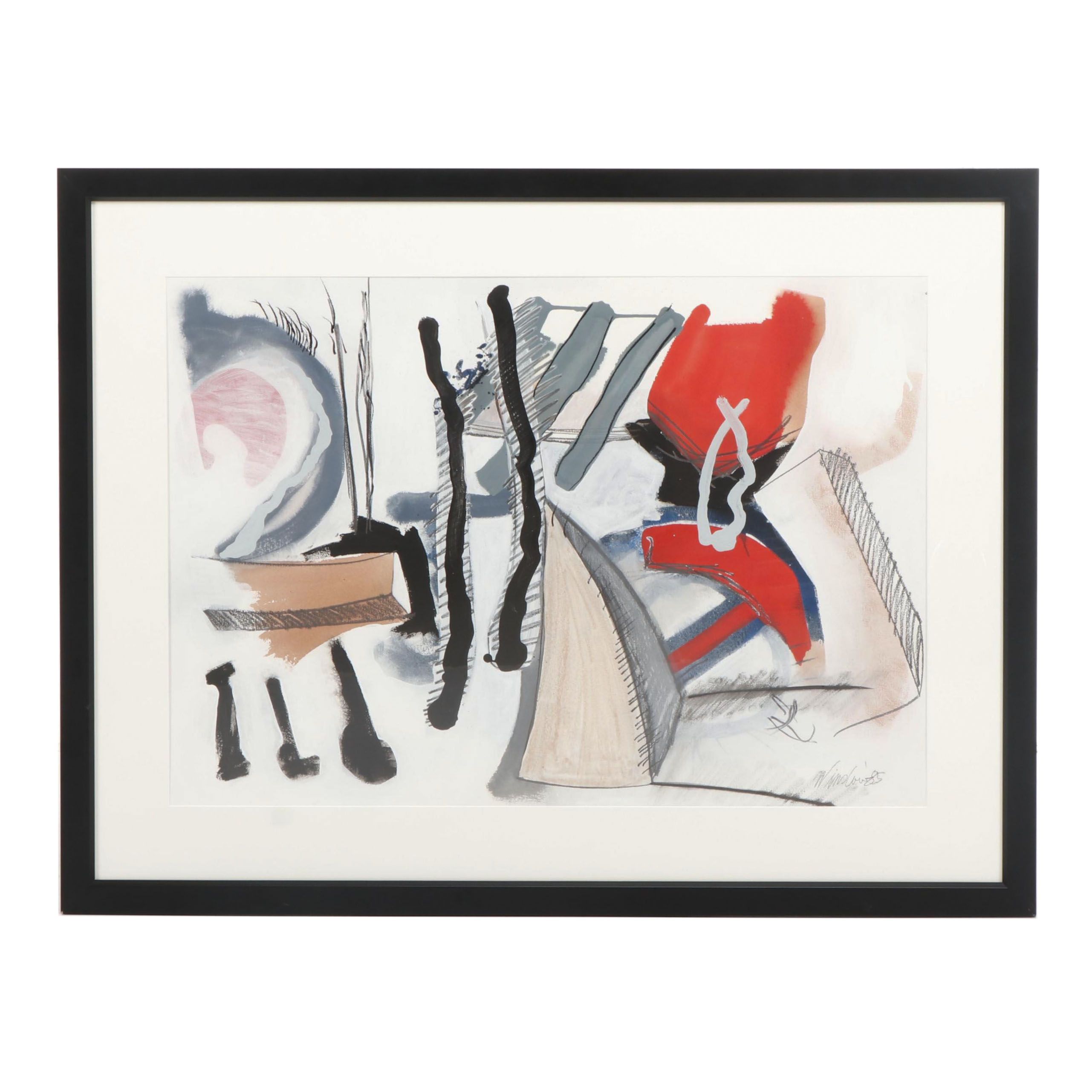 Robert Winslow Mixed Media Painting