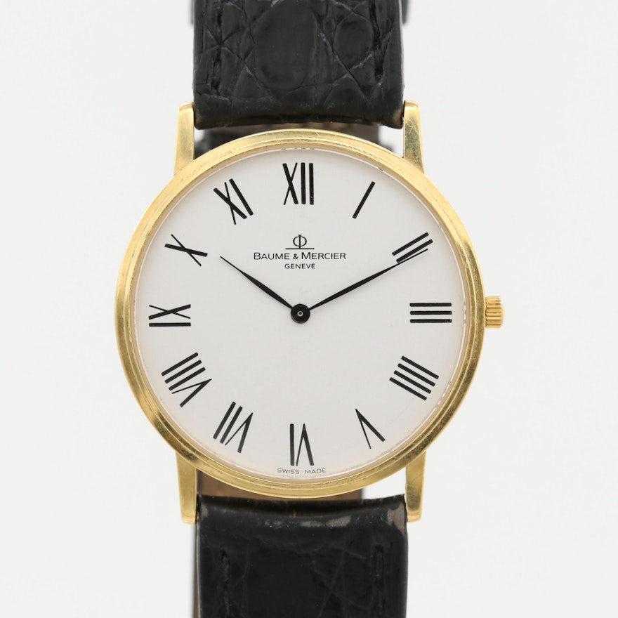 Baume & Mercier Classima 14K Yellow Gold Quartz Wristwatch