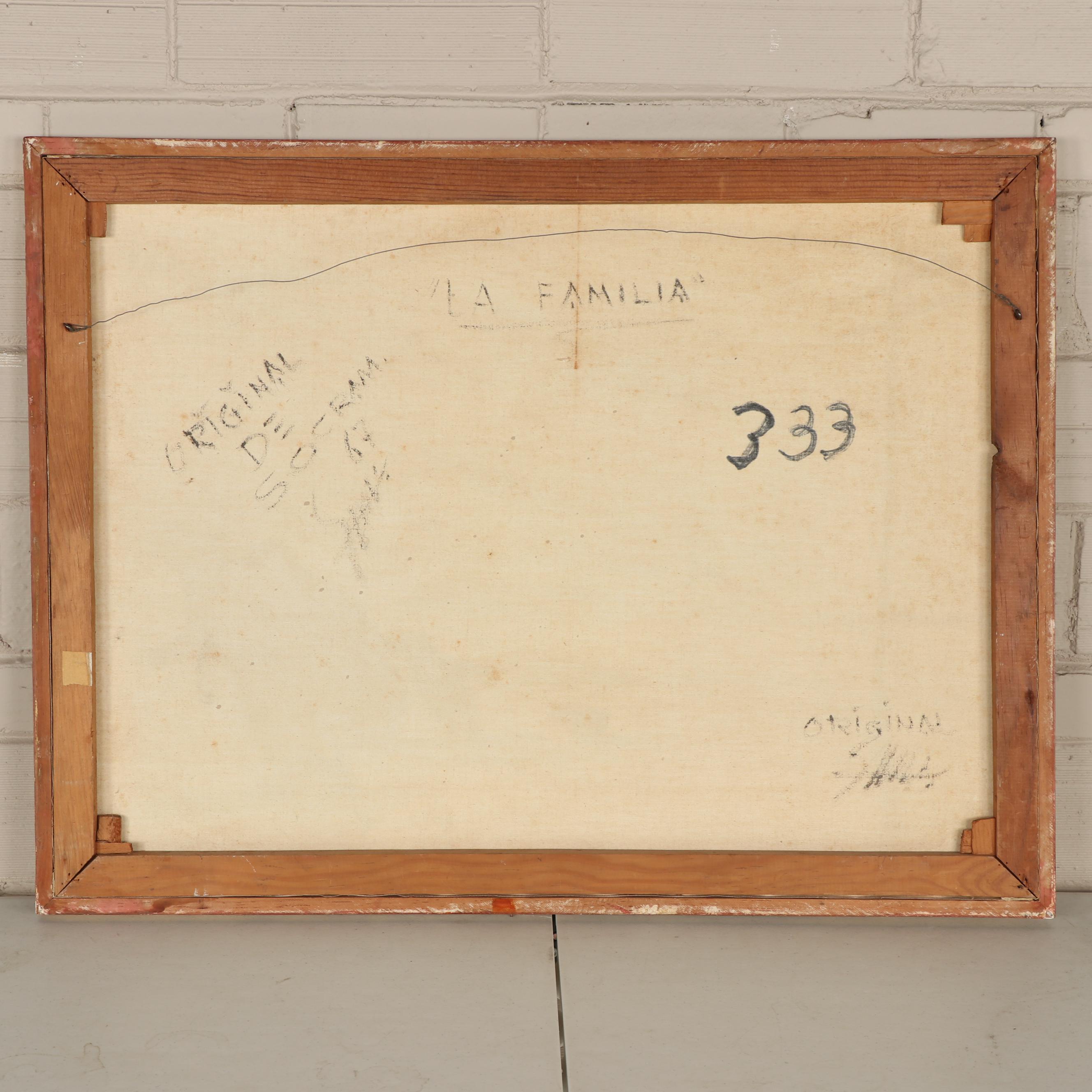 Socram Acrylic Painting "La Familia"