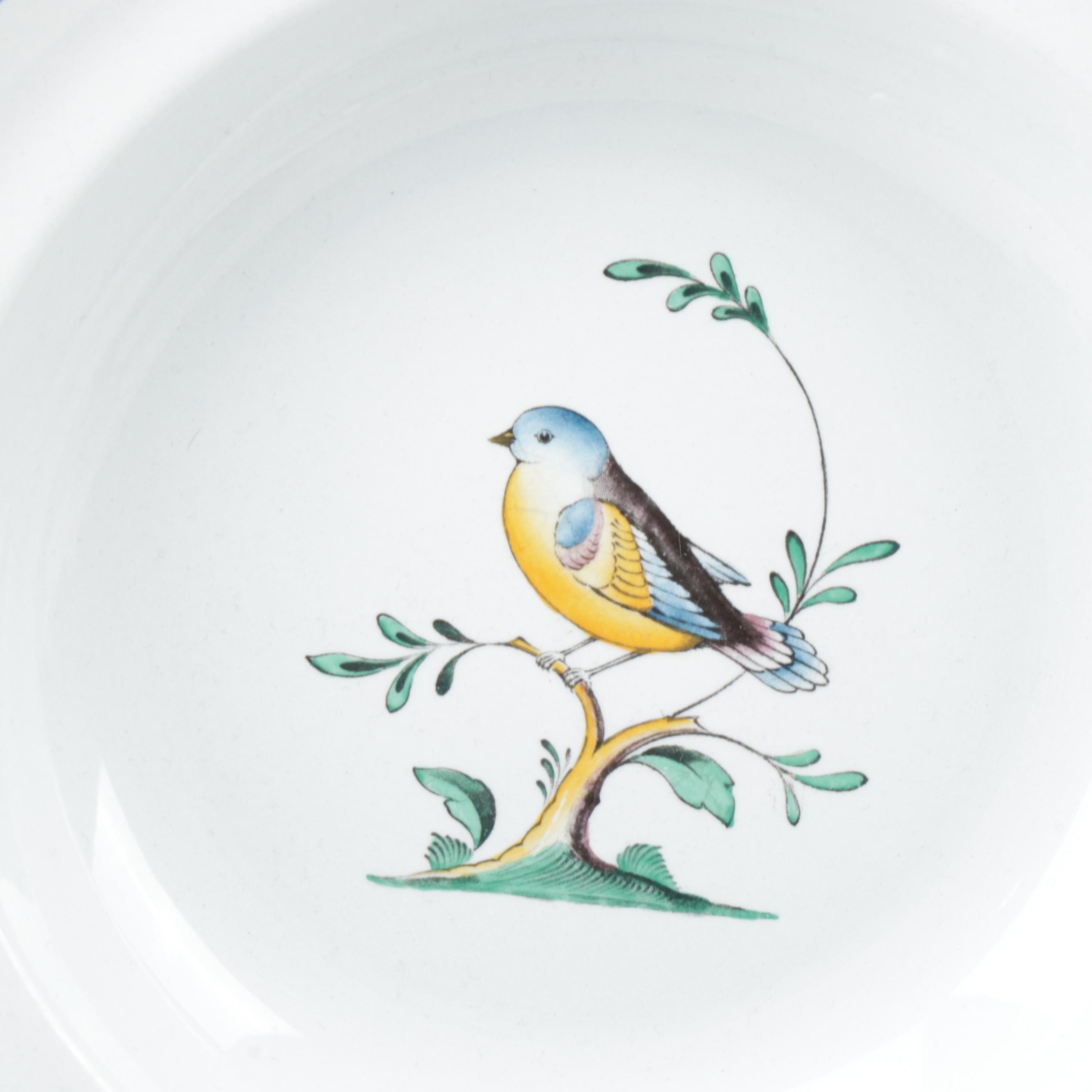 Vintage Spode "Queensbird" Stoneware Dinnerware Service for Six