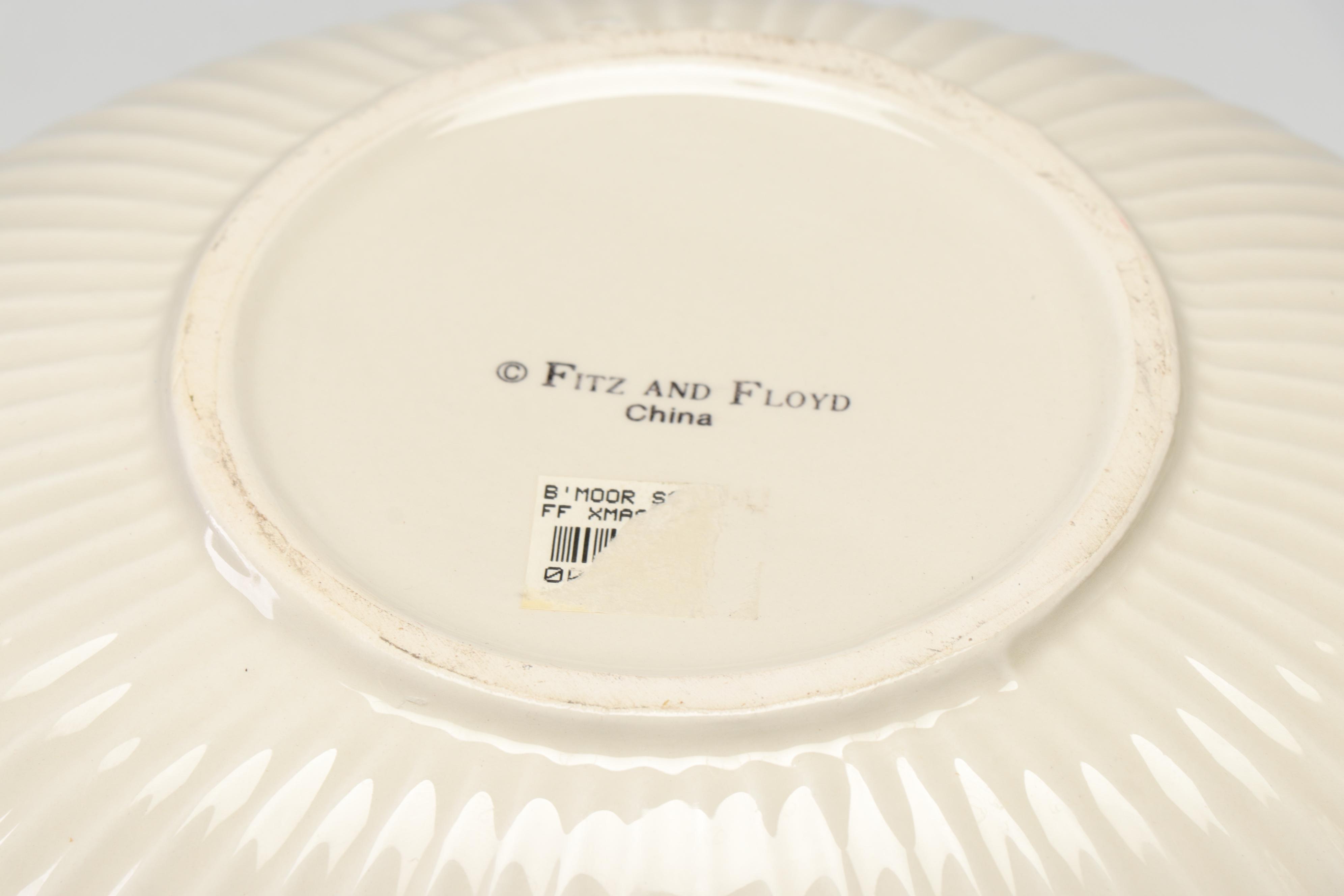 Fitz and Floyd Christmas Teapot and Soup Tureen