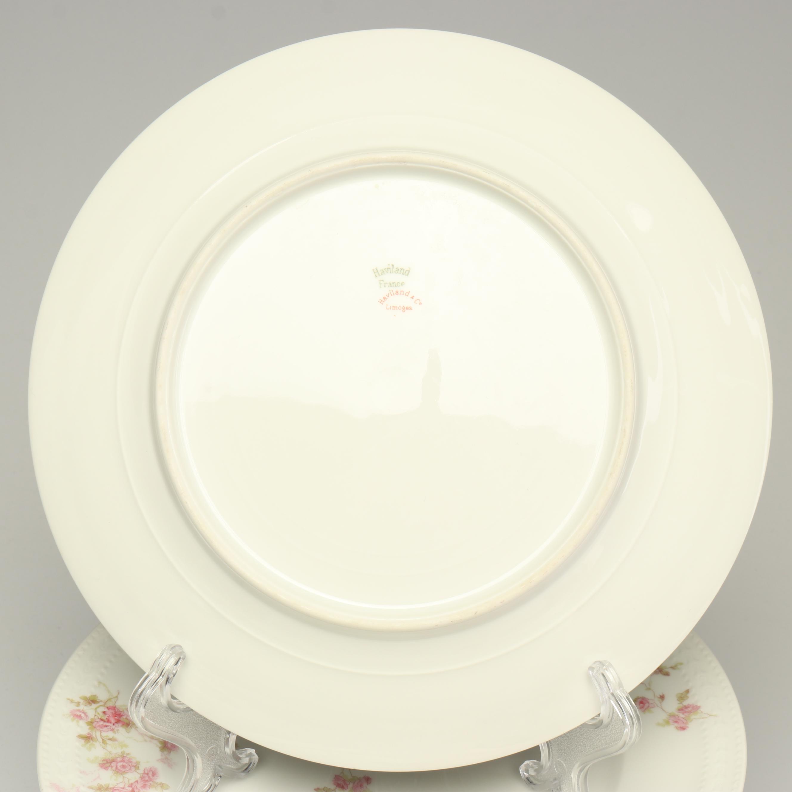Haviland Limoges "Pink Spray" Dinnerware