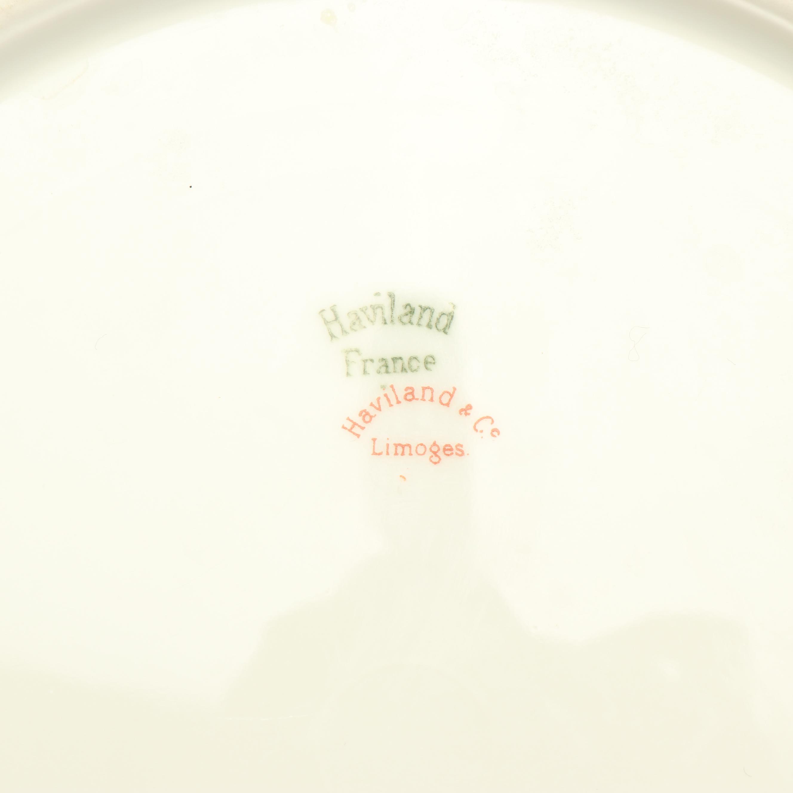 Haviland Limoges "Pink Spray" Dinnerware