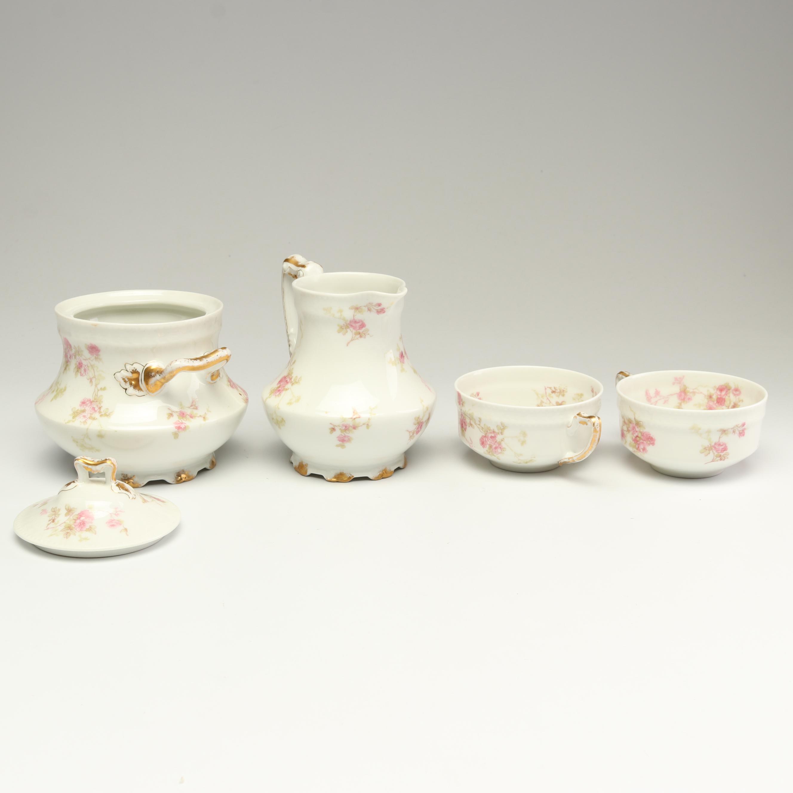 Haviland Limoges "Pink Spray" Dinnerware