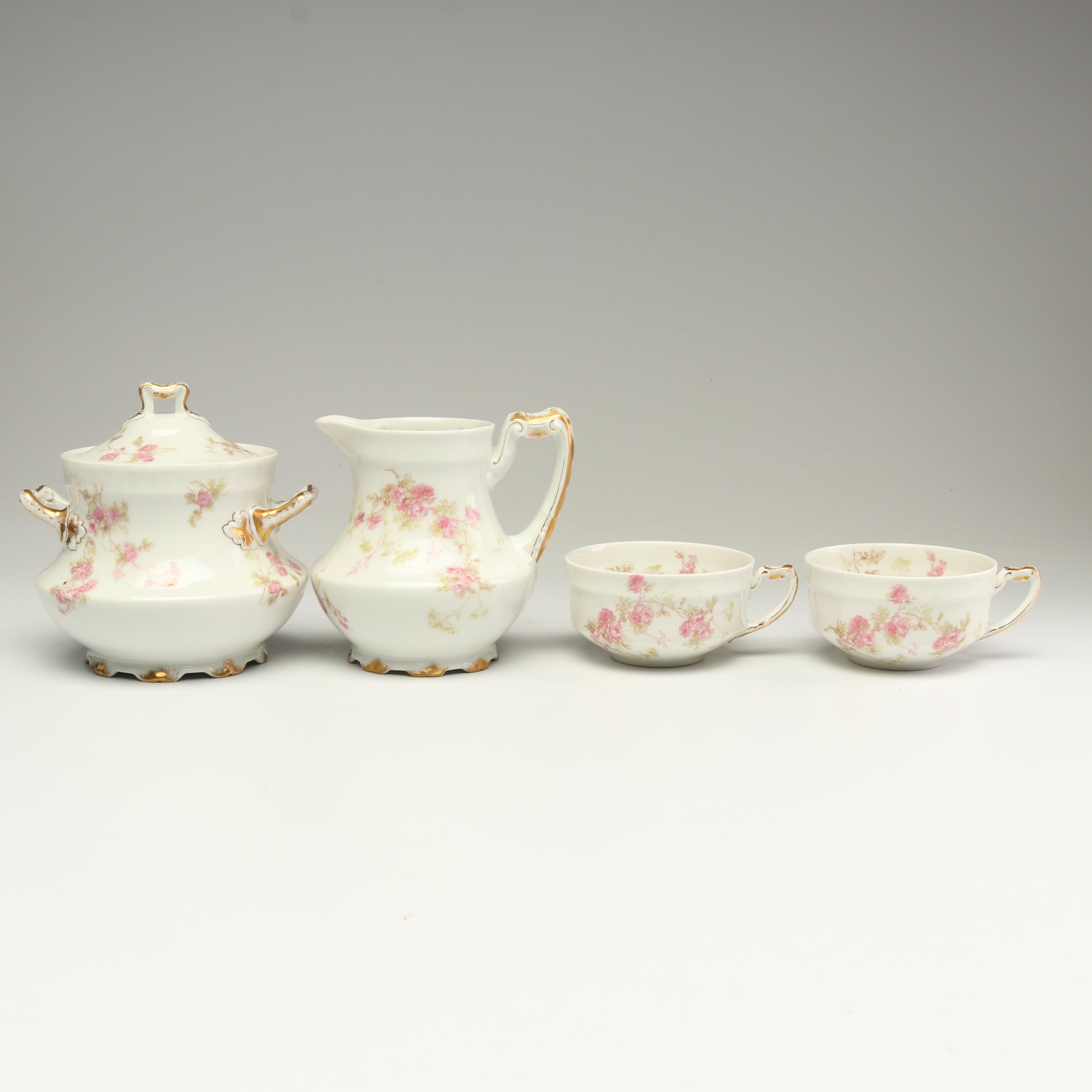 Haviland Limoges "Pink Spray" Dinnerware