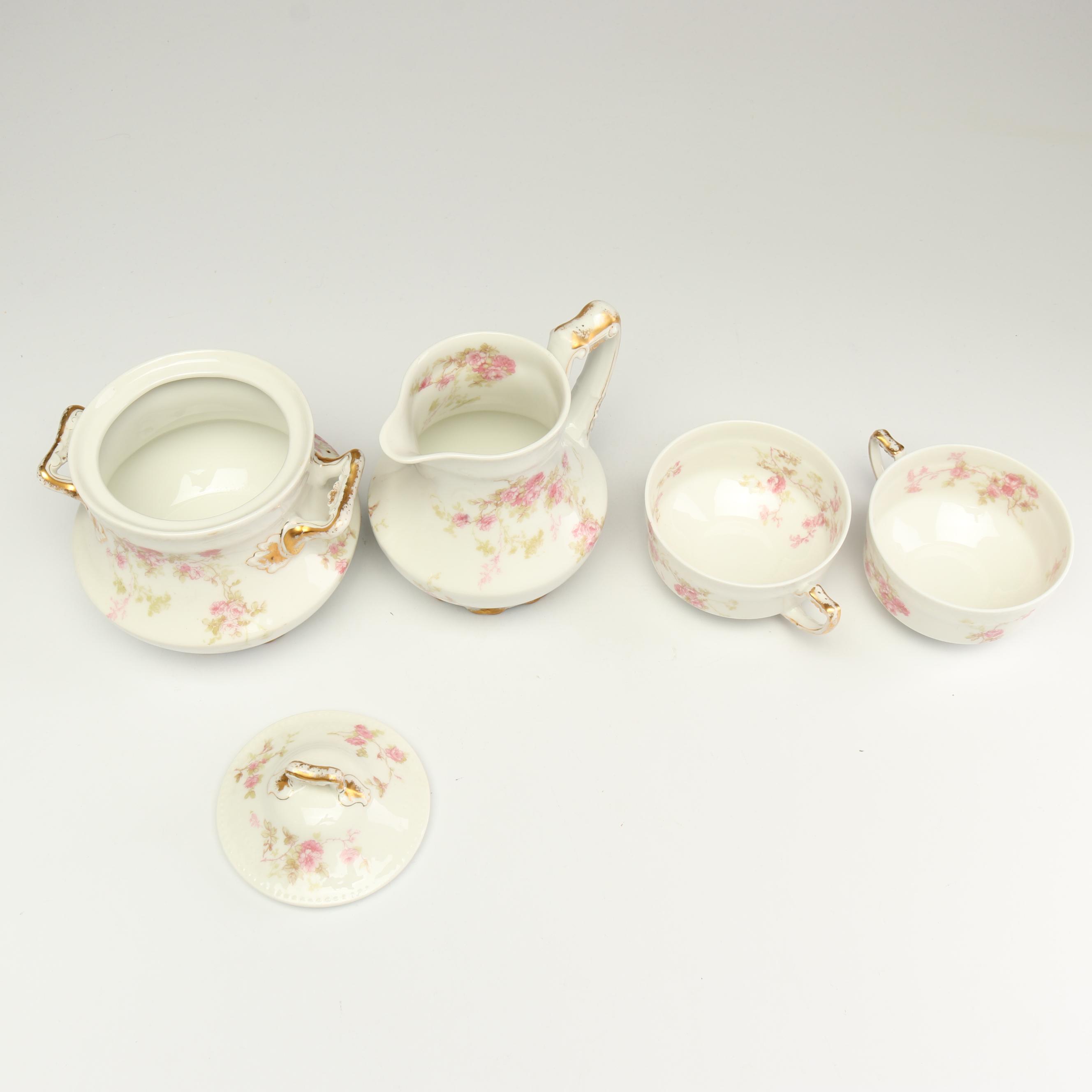 Haviland Limoges "Pink Spray" Dinnerware