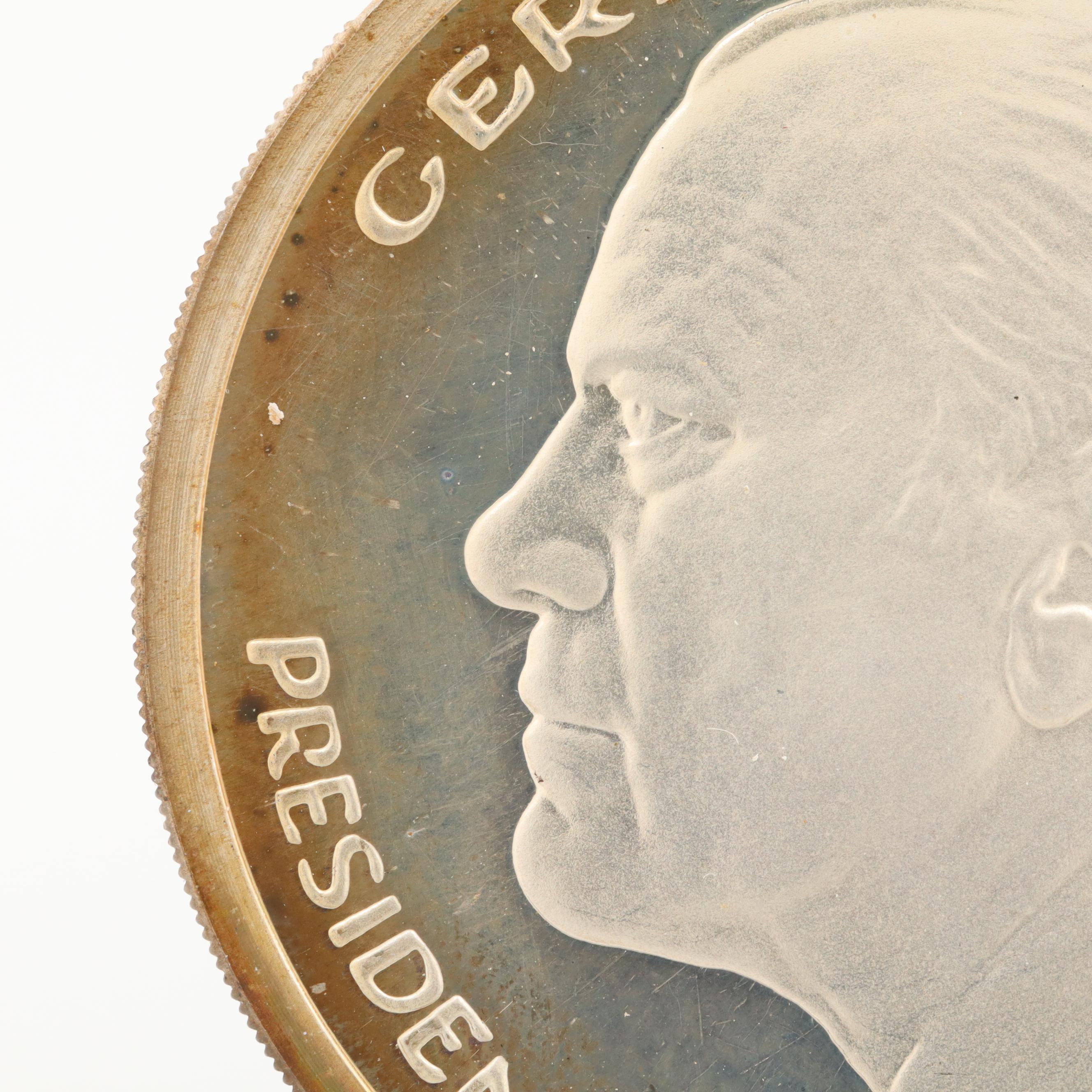 1975 Republican National Convention Gerald Ford Commemorative Silver Medal