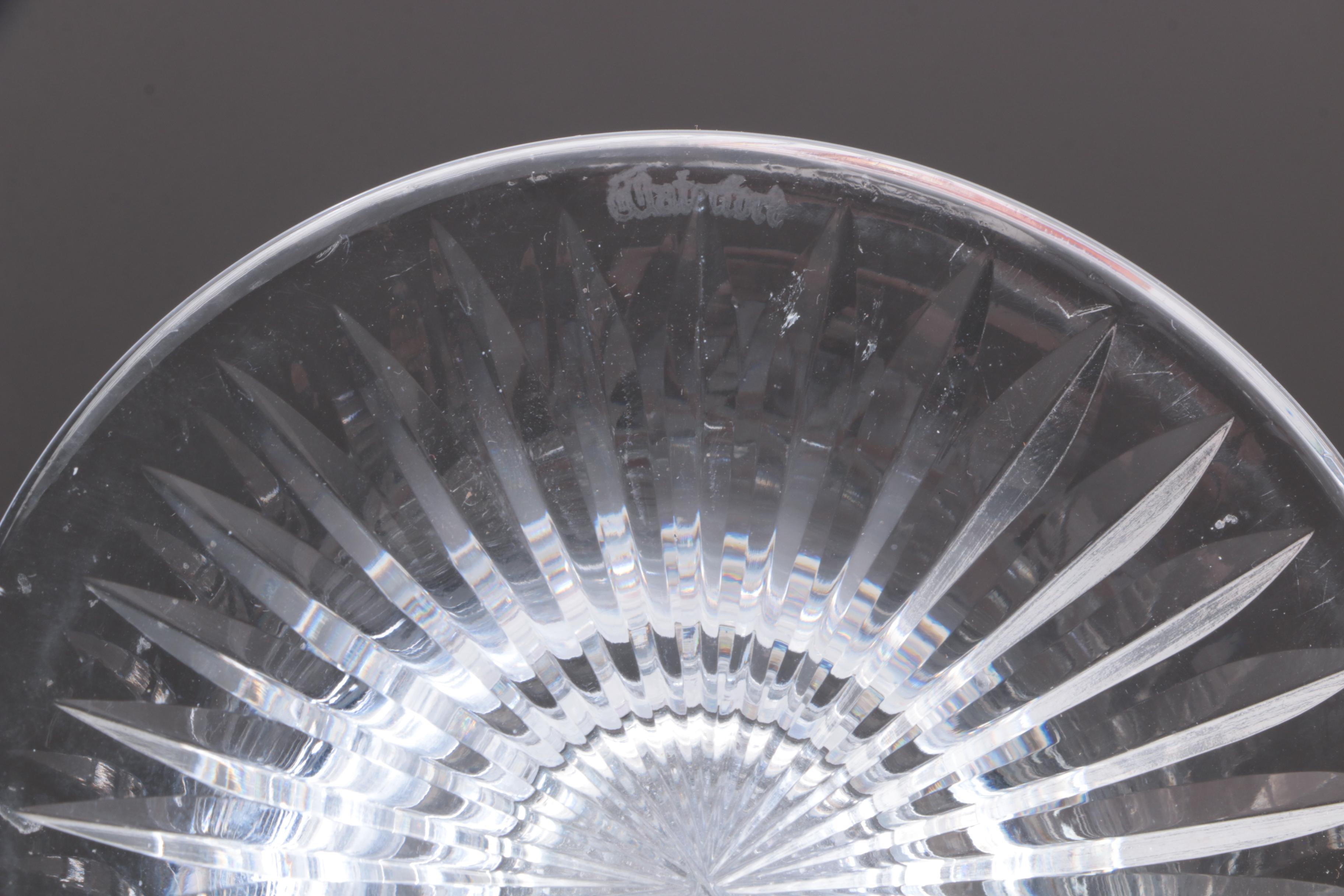 Waterford Crystal Candle Holders, Mid to Late 20th Century