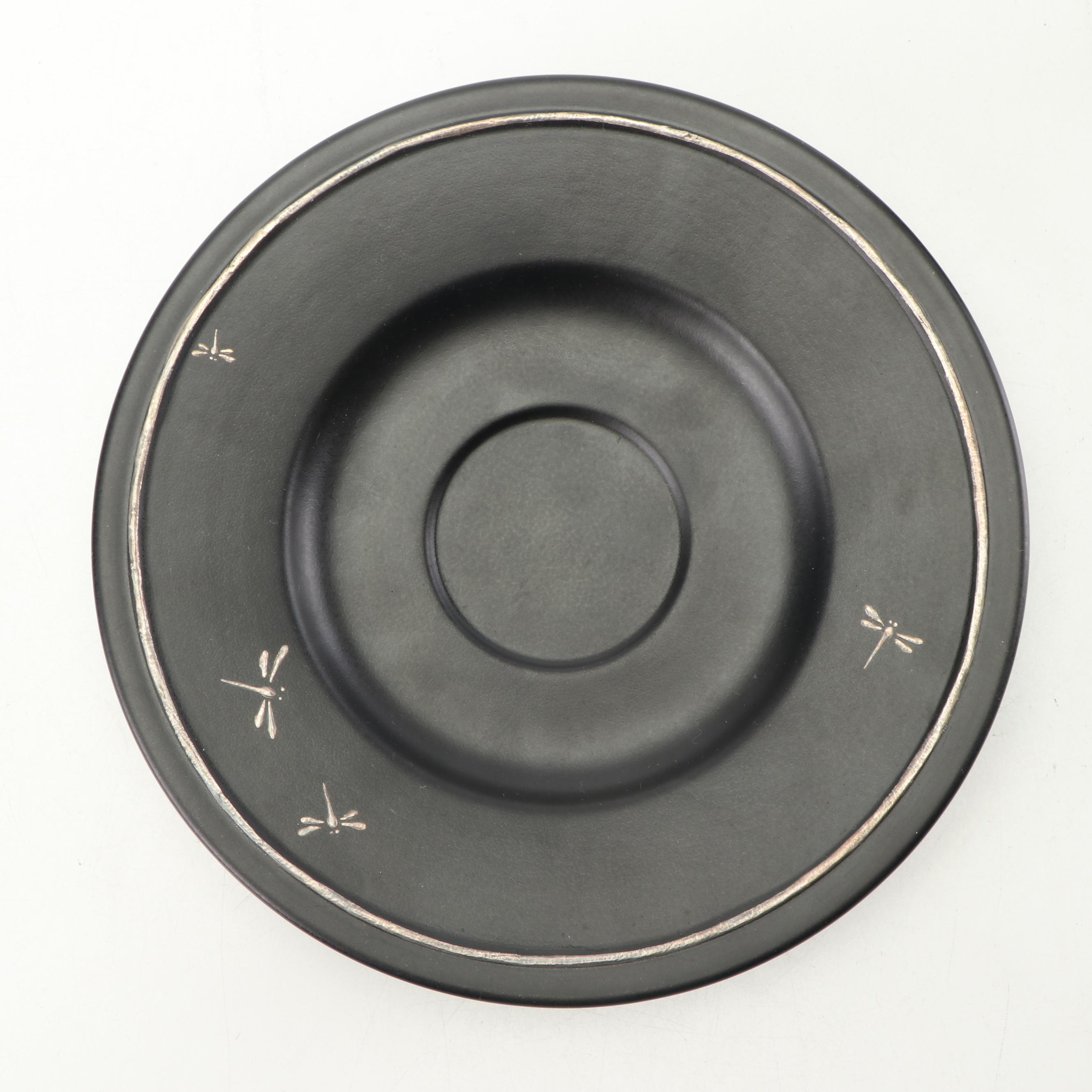 Emilia Castillo Mexican Porcelain Dinnerware with Silver Overlay