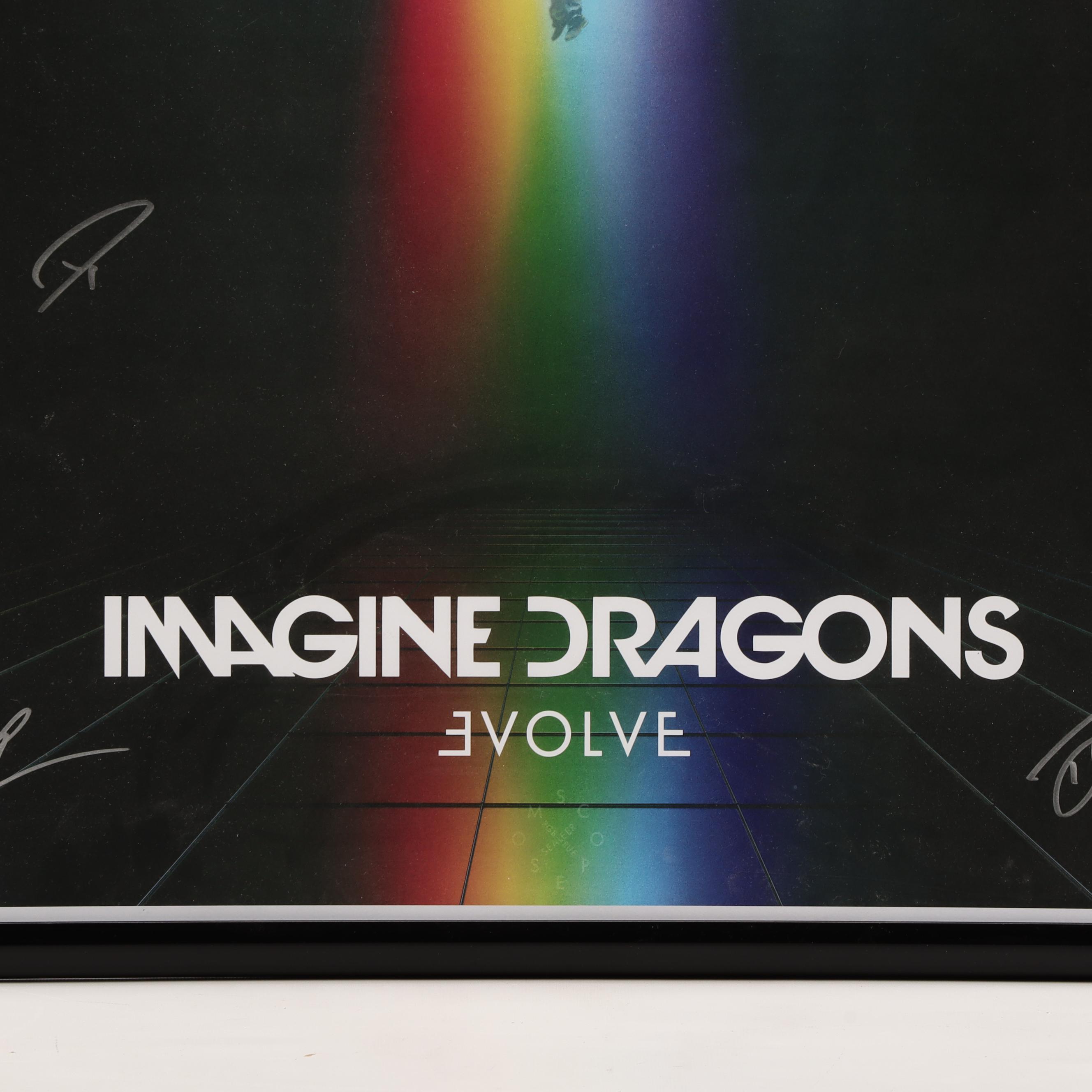 Imagine Dragons "Evolve" Poster Signed by the Band