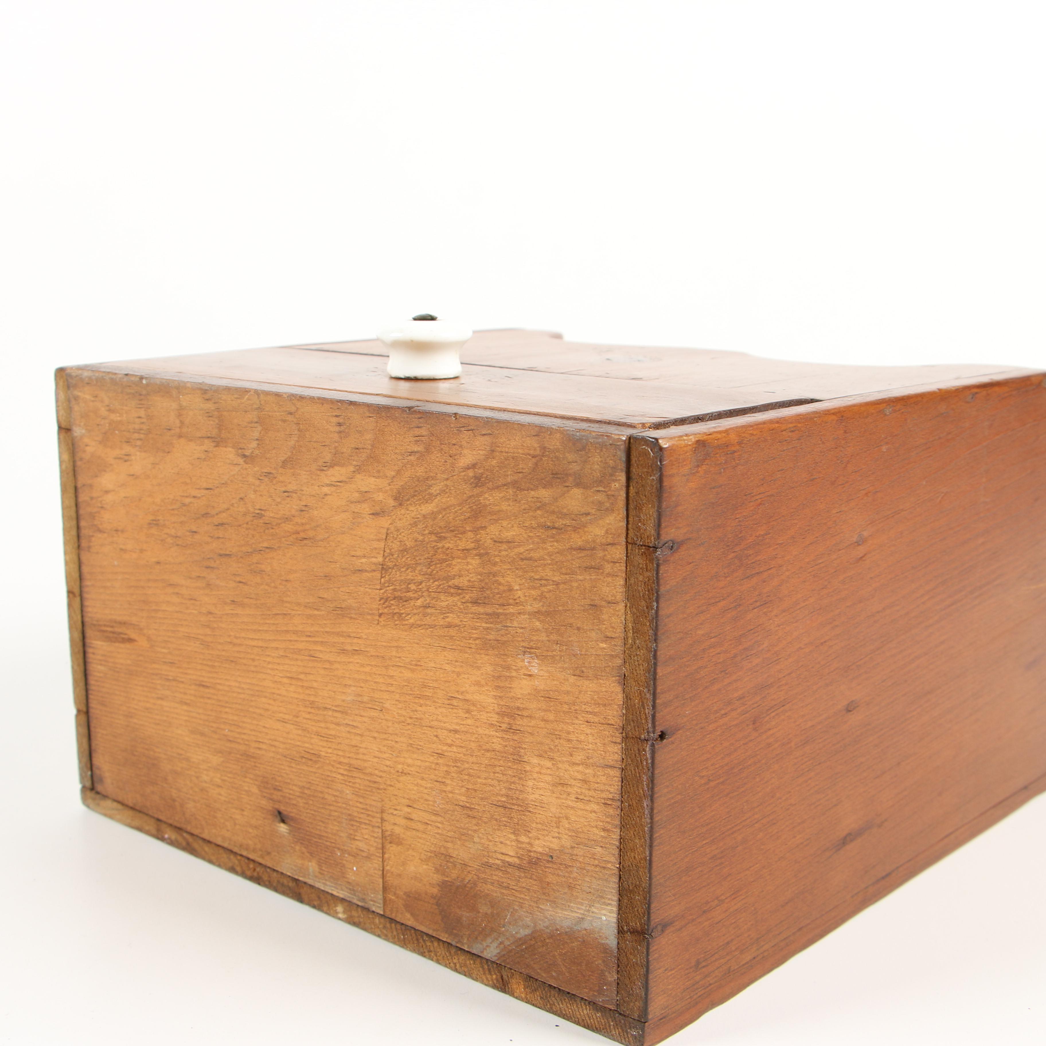Colonial Revival Pine Pipe Box | Everything But The House