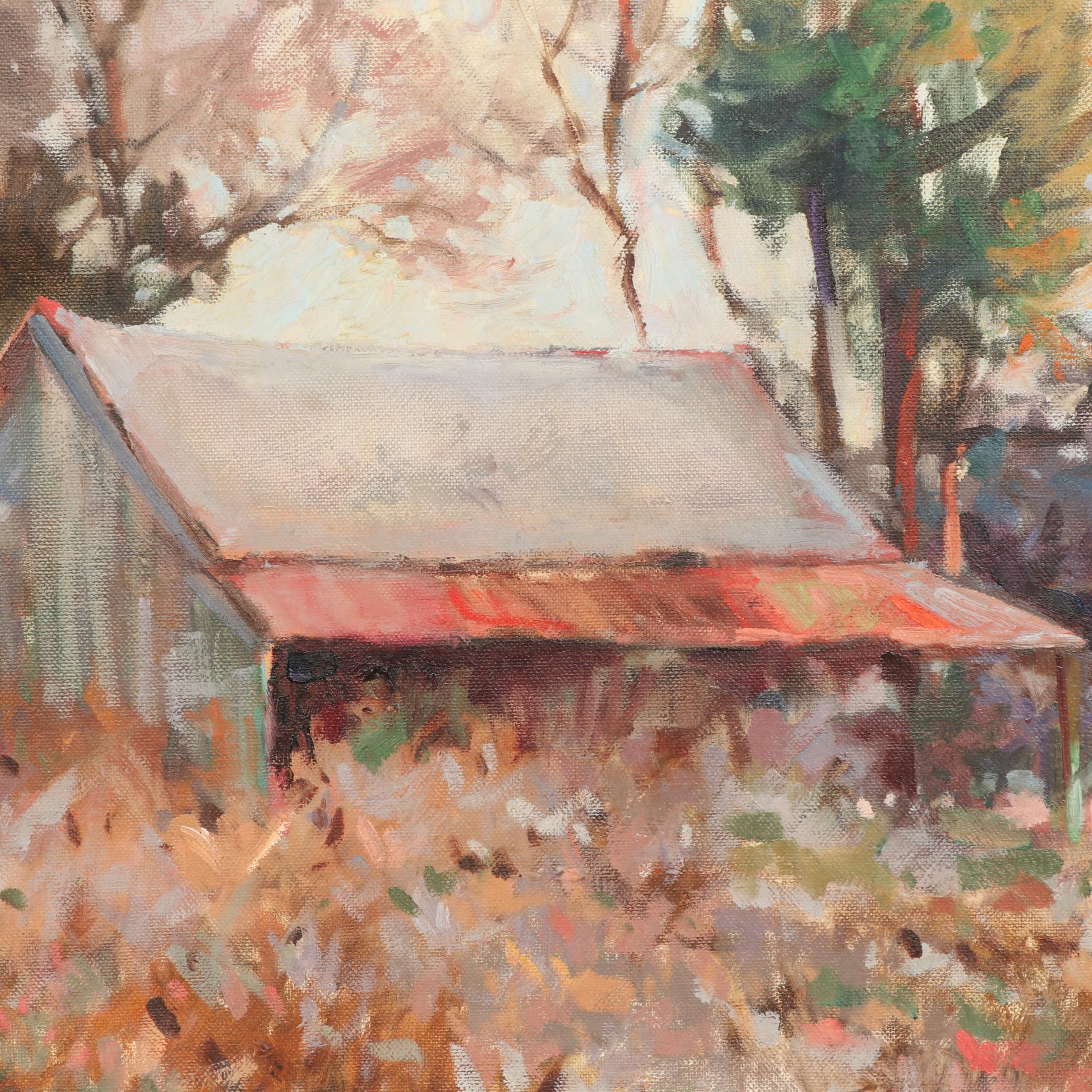 Fowler Landscape Oil Painting