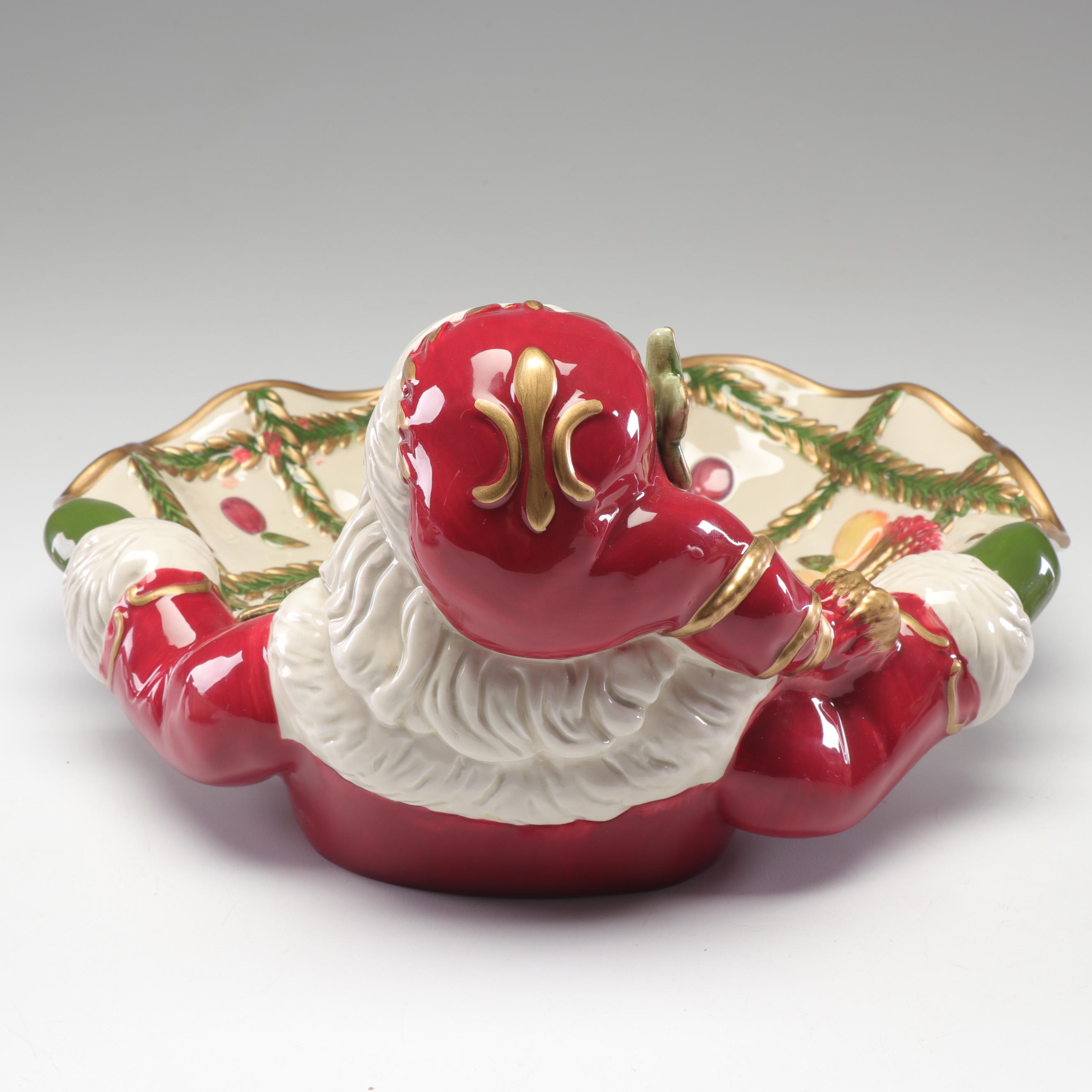 Fitz and Floyd Classics "Renaissance" Christmas Serving Dishes