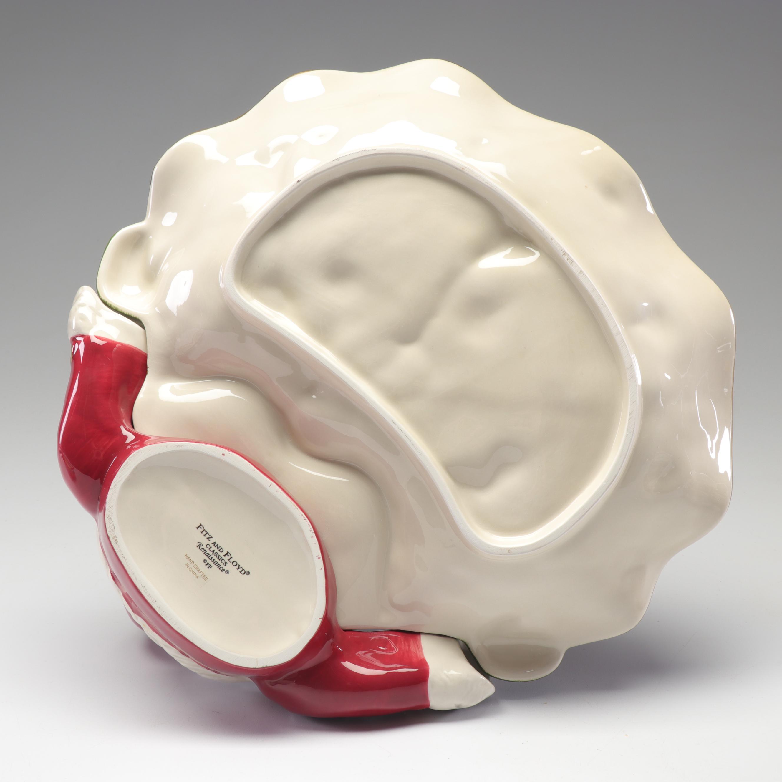 Fitz and Floyd Classics "Renaissance" Christmas Serving Dishes