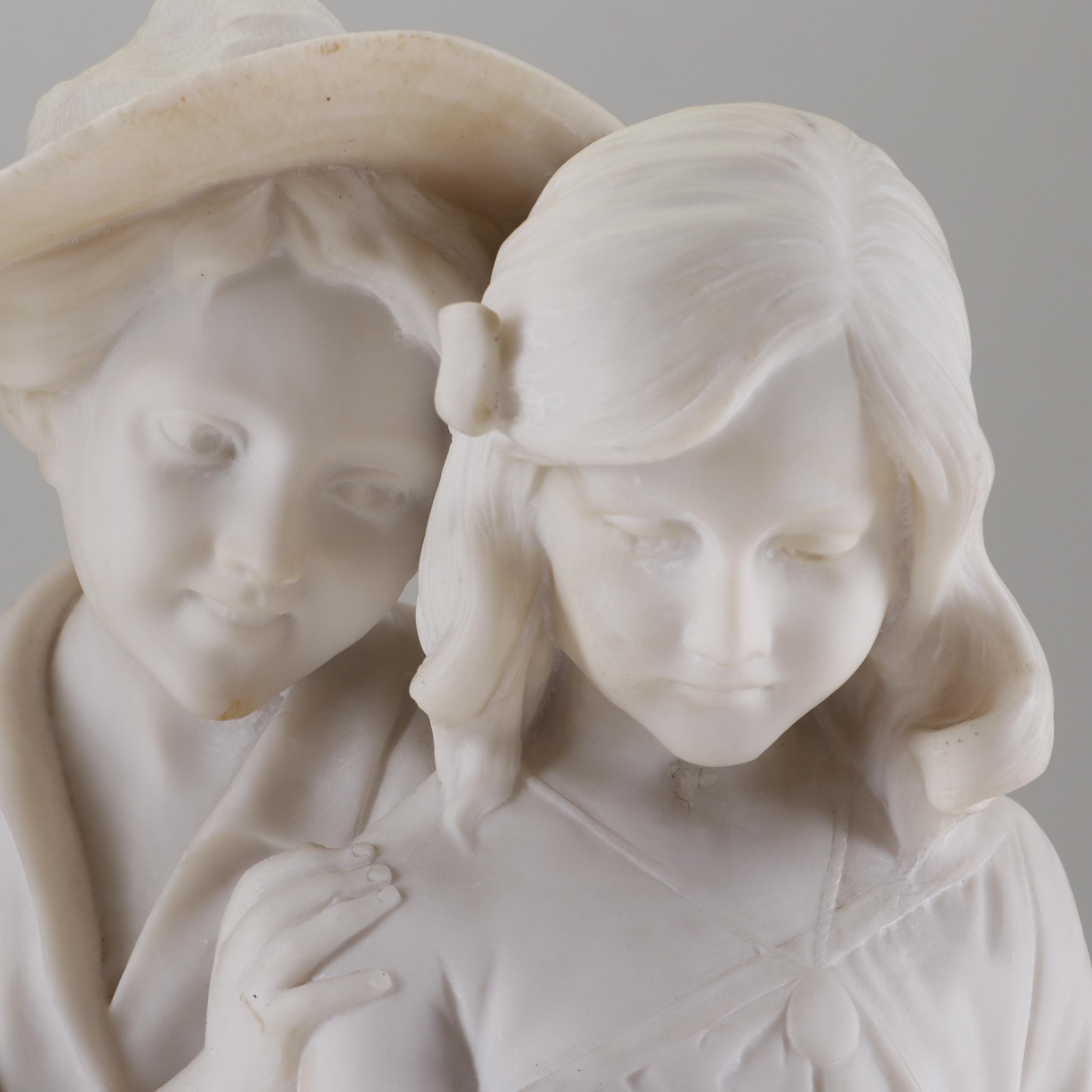 Cultured Alabaster Figural Sculpture