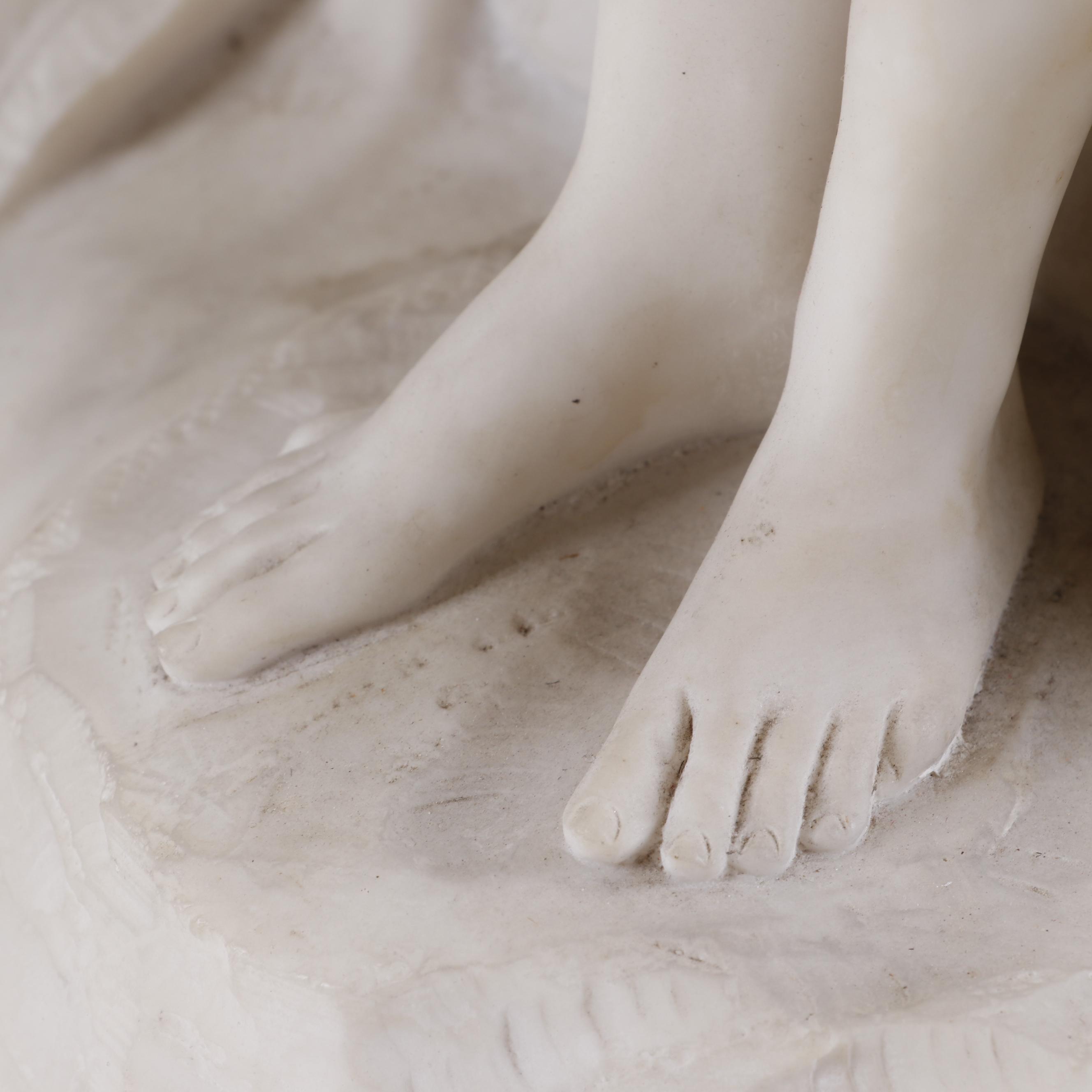 Cultured Alabaster Figural Sculpture