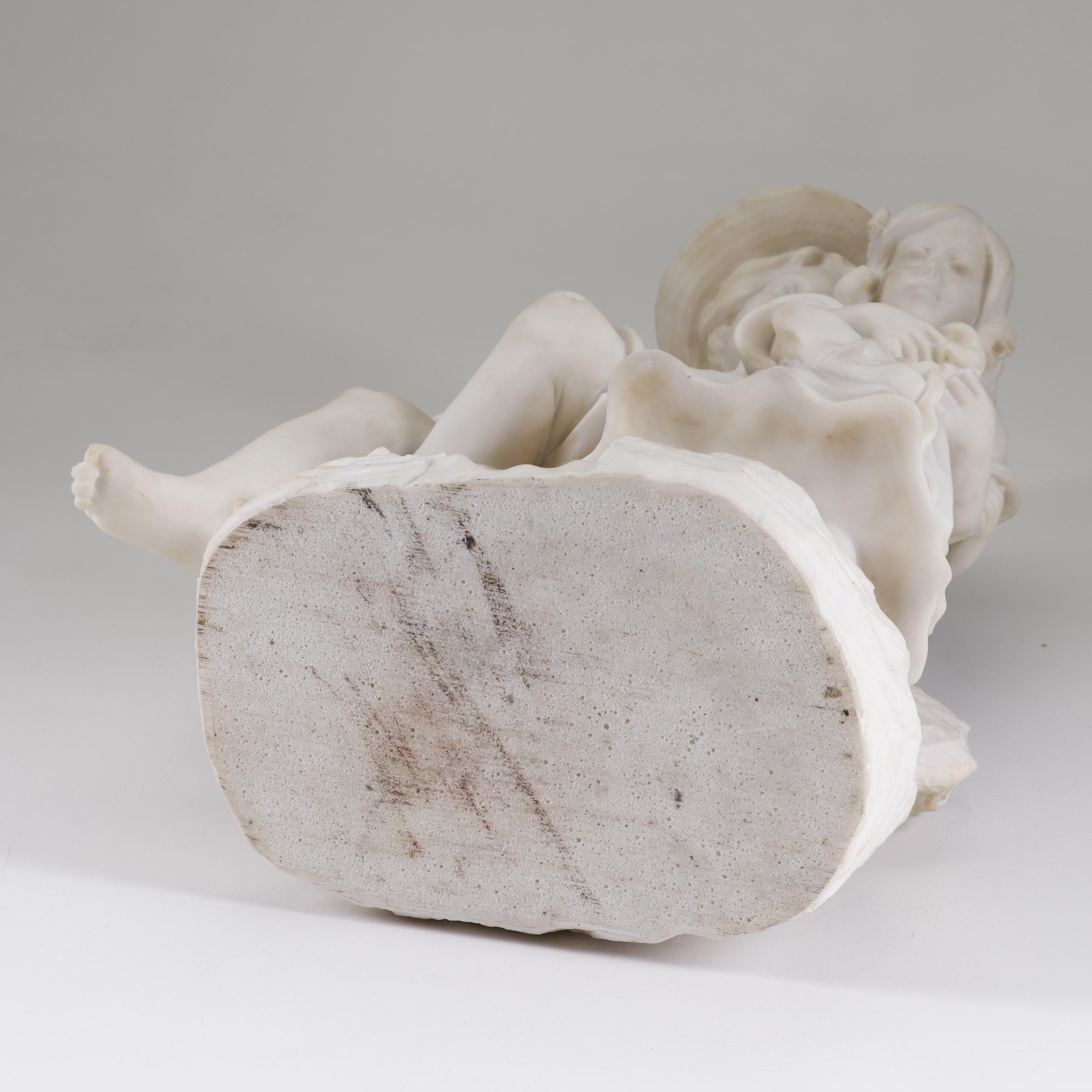 Cultured Alabaster Figural Sculpture