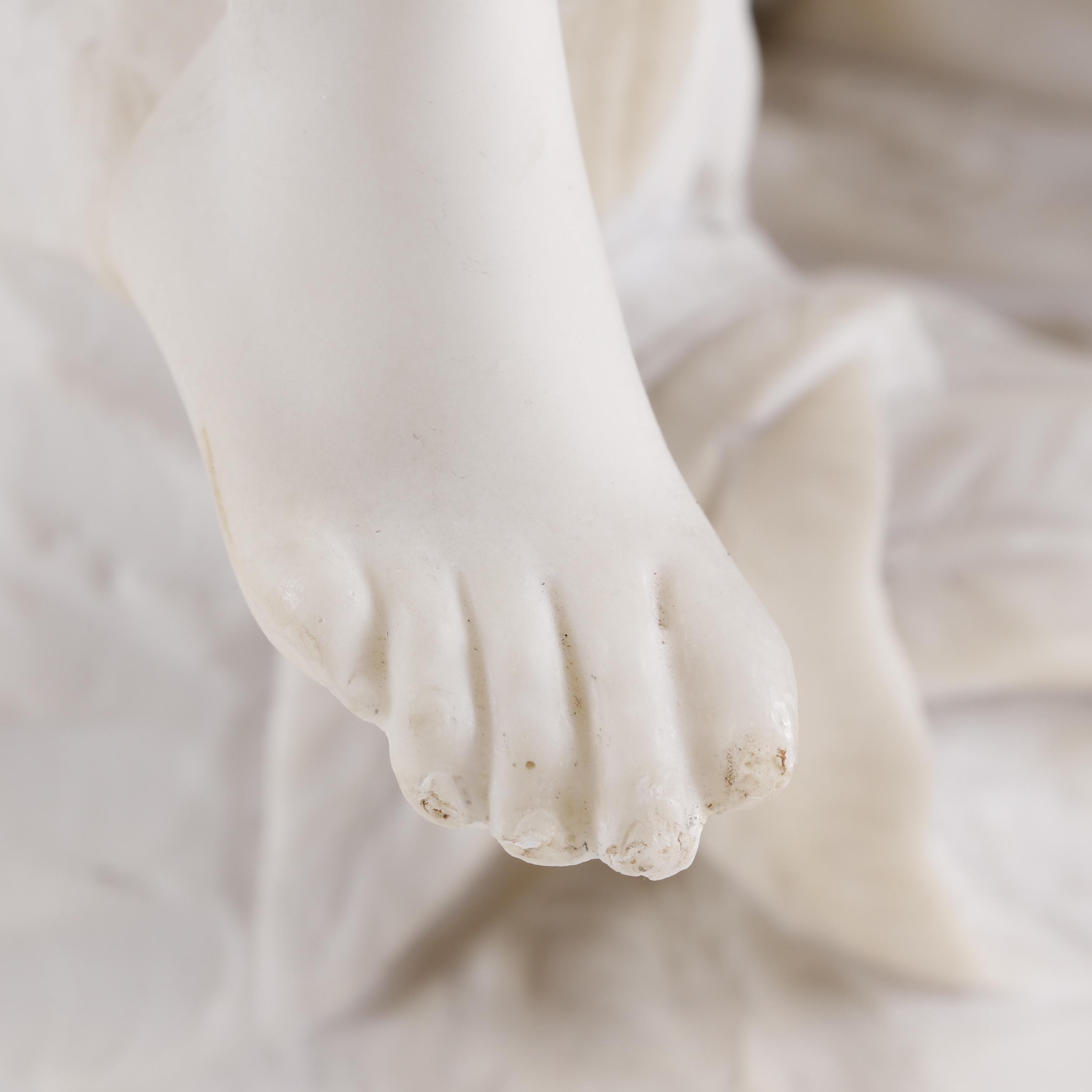 Cultured Alabaster Figural Sculpture