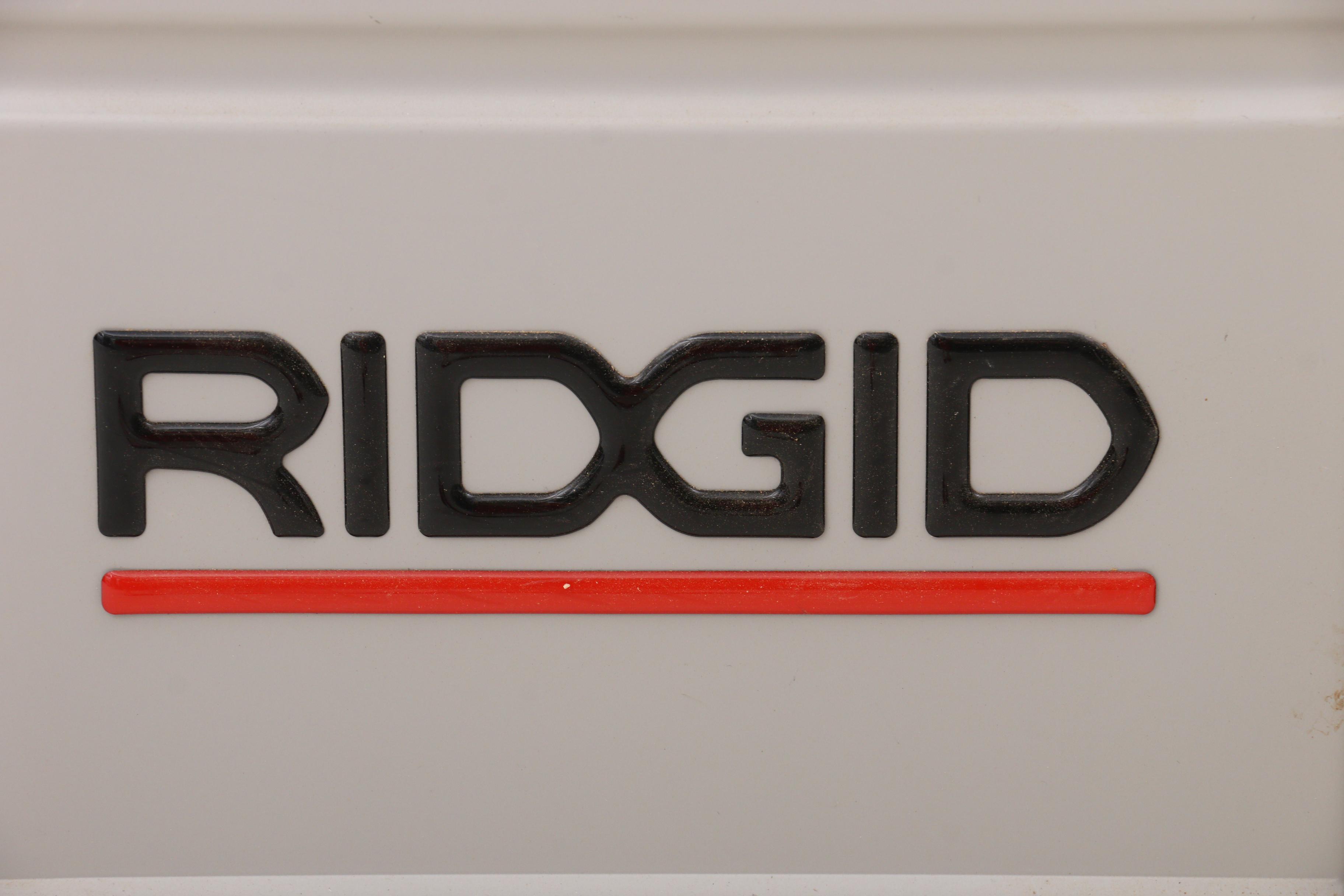 Rigid Electric Planer on Mounted Work Table