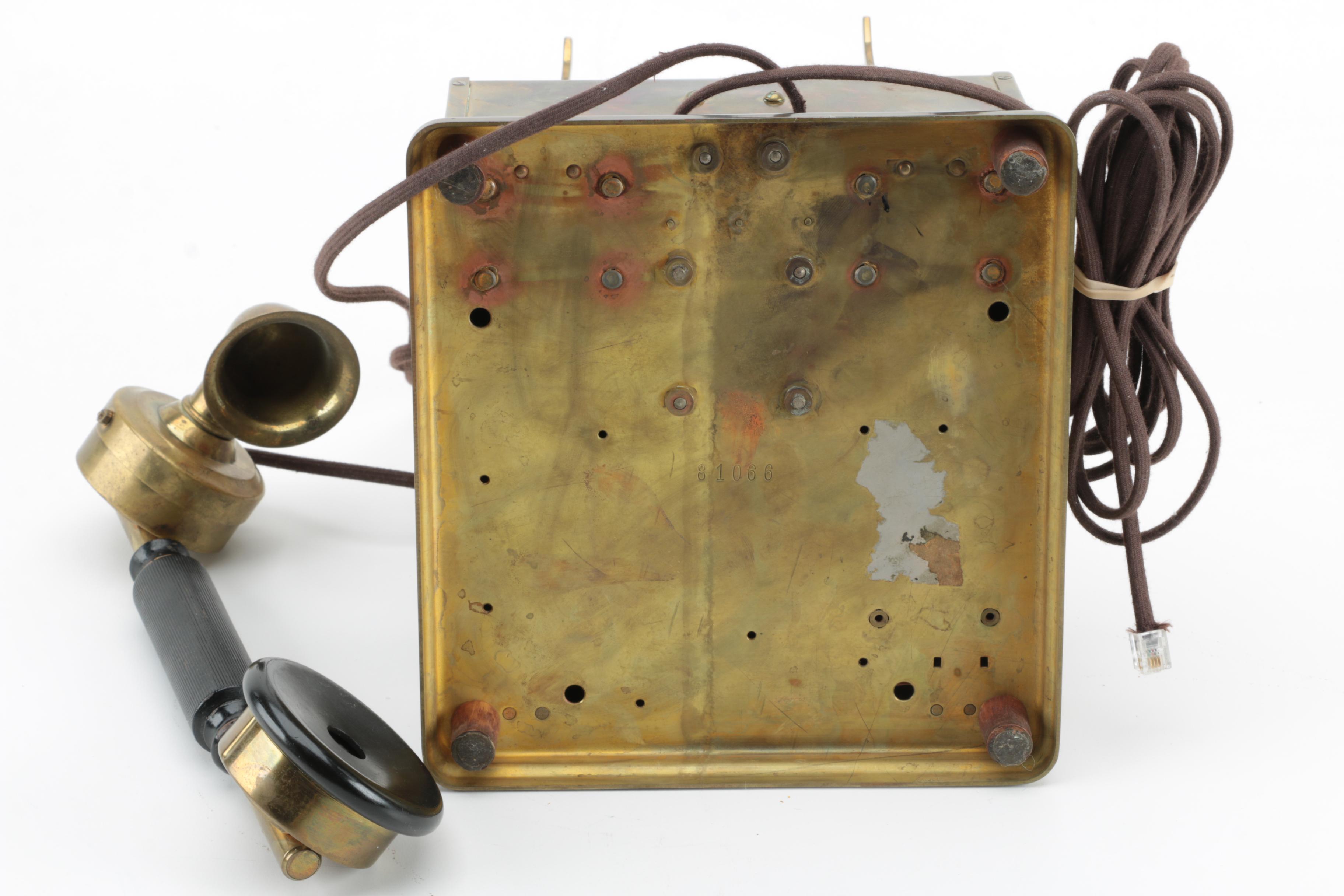 Restored Art Deco Rotary Telephones Including Kellogg and Teprina, Early 20th C