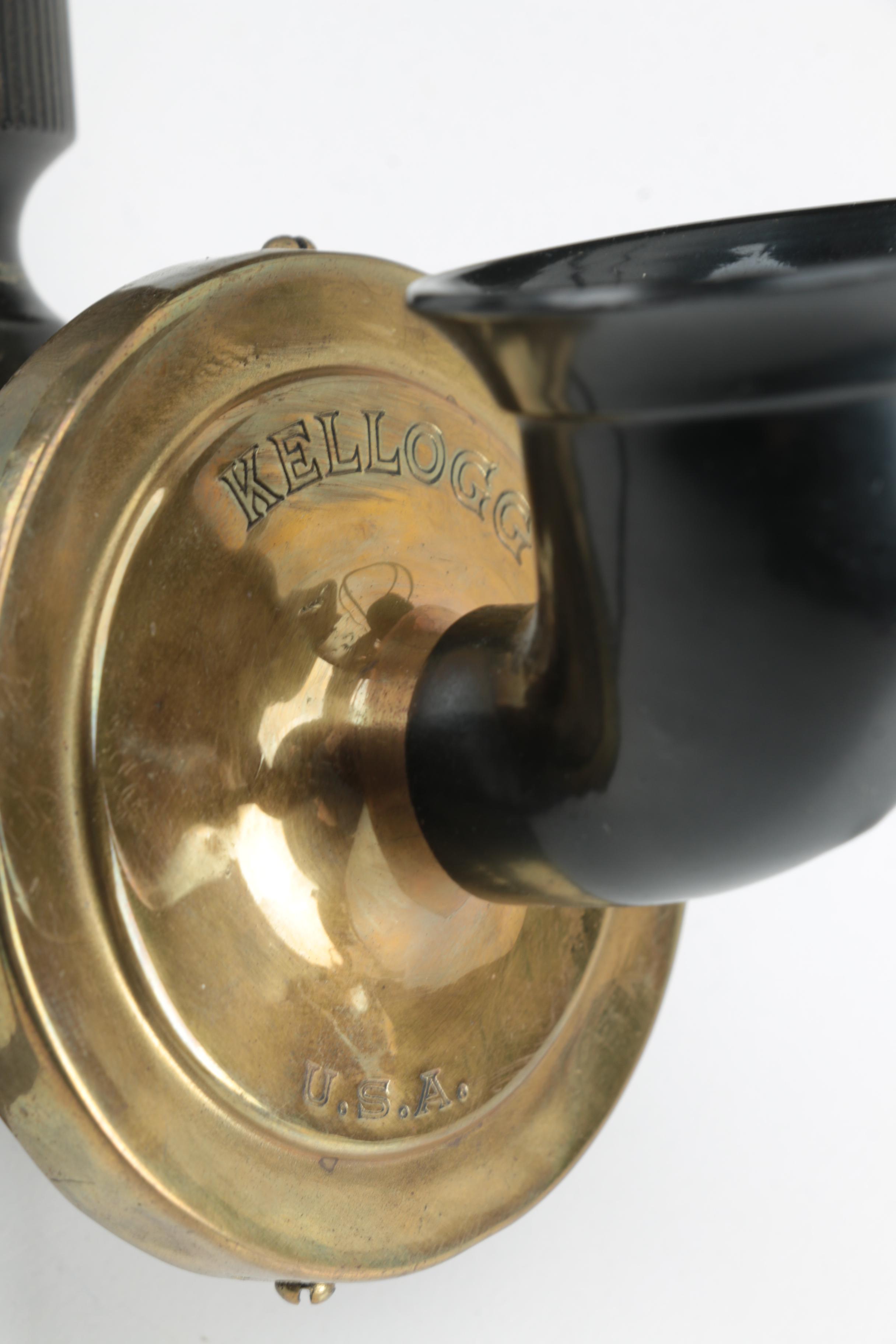 Restored Art Deco Rotary Telephones Including Kellogg and Teprina, Early 20th C