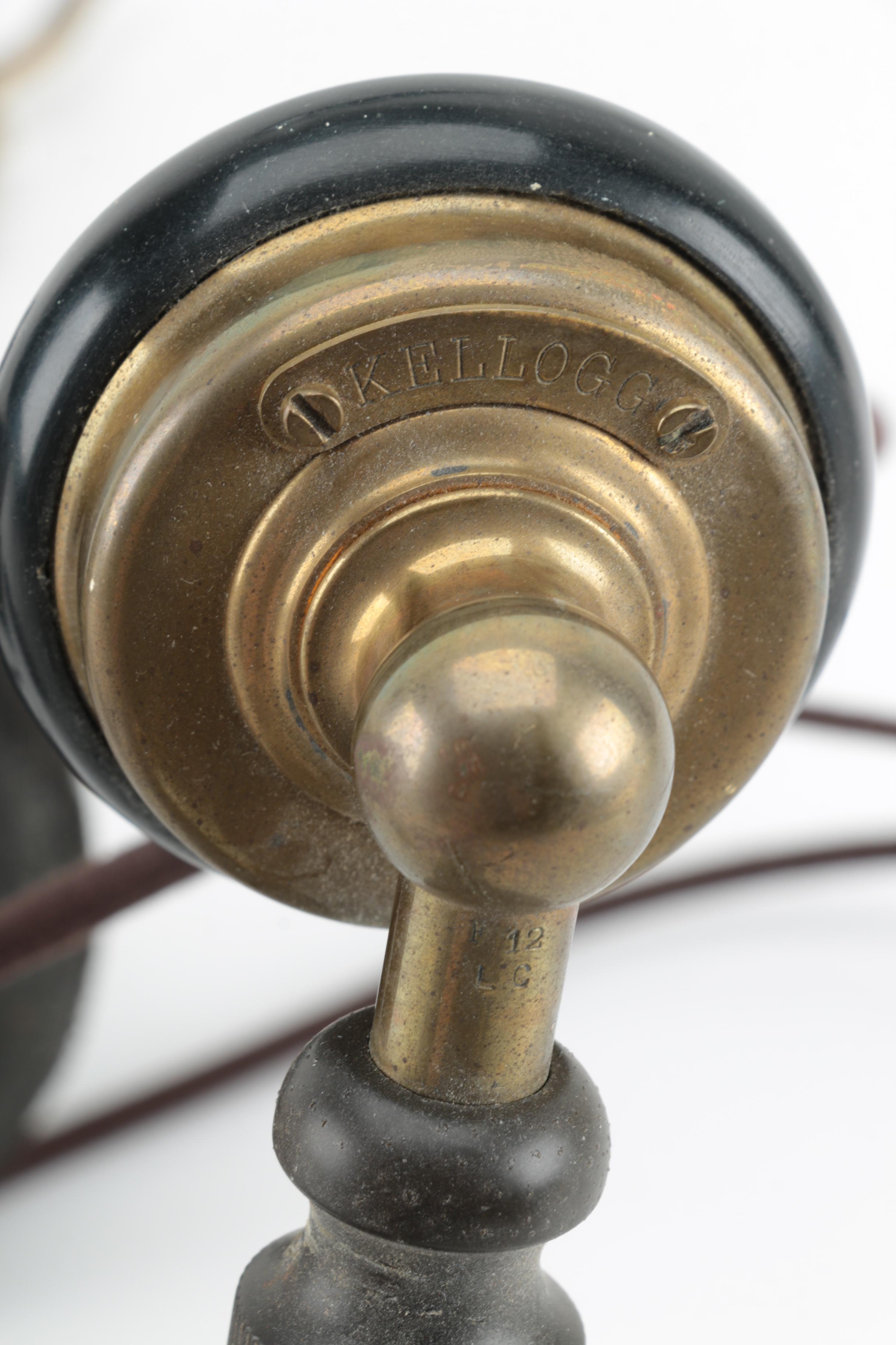 Restored Art Deco Rotary Telephones Including Kellogg and Teprina, Early 20th C