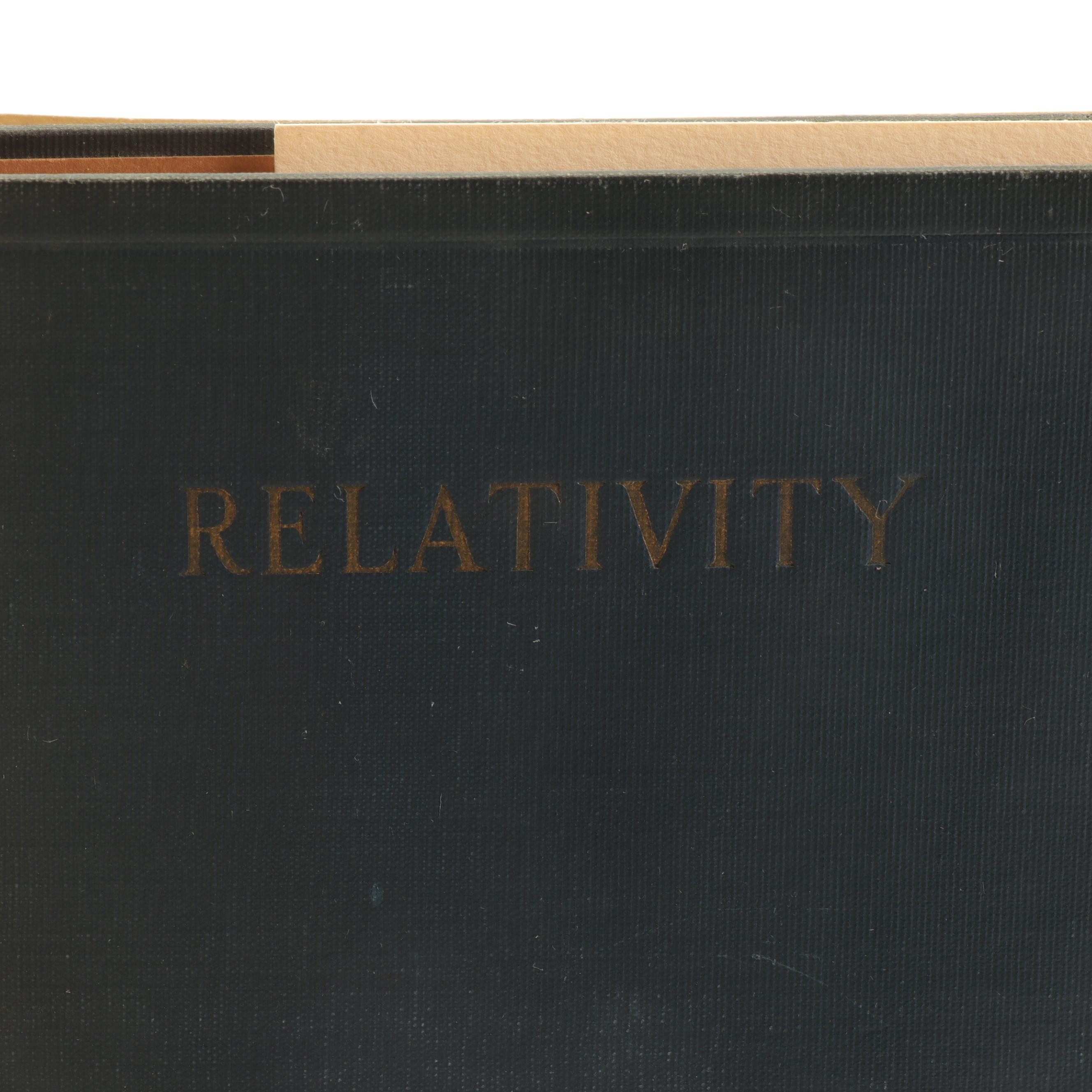 1920 First American Edition "Relativity" by Albert Einstein