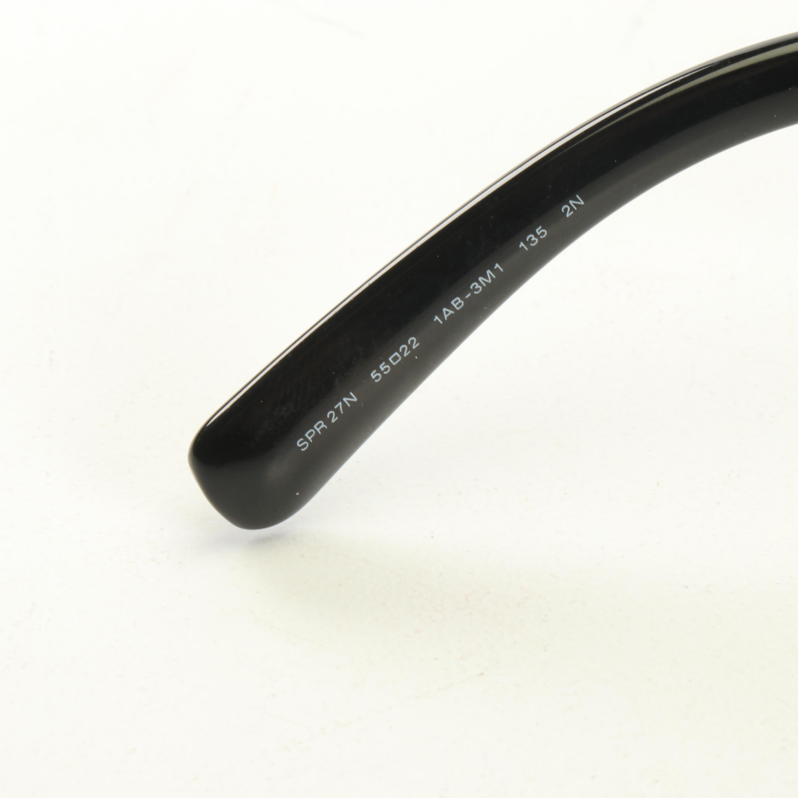 Prada SPR 27N and SPR 270 Baroque Black Sunglasses