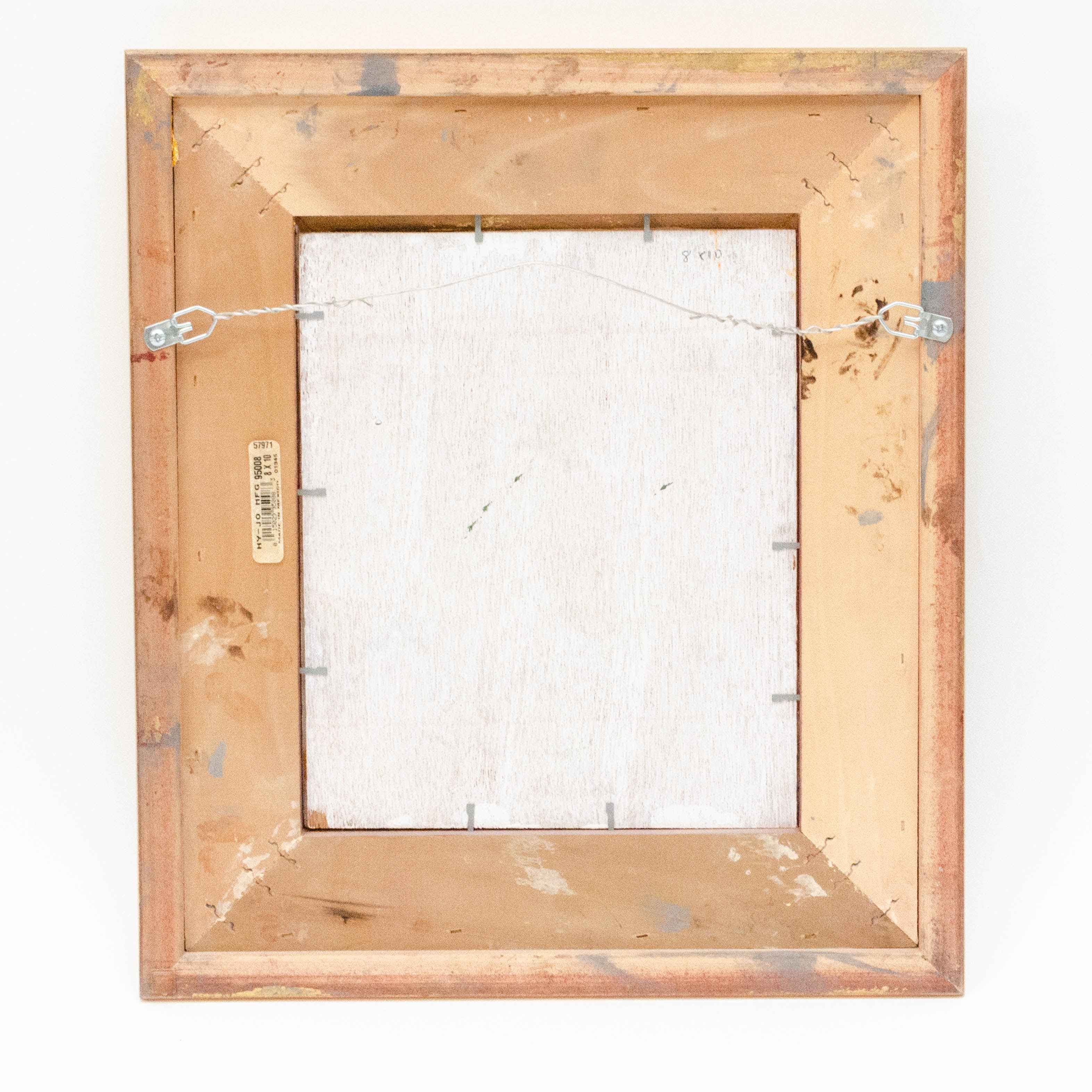 M. J. Weber Winter Landscape Oil Painting