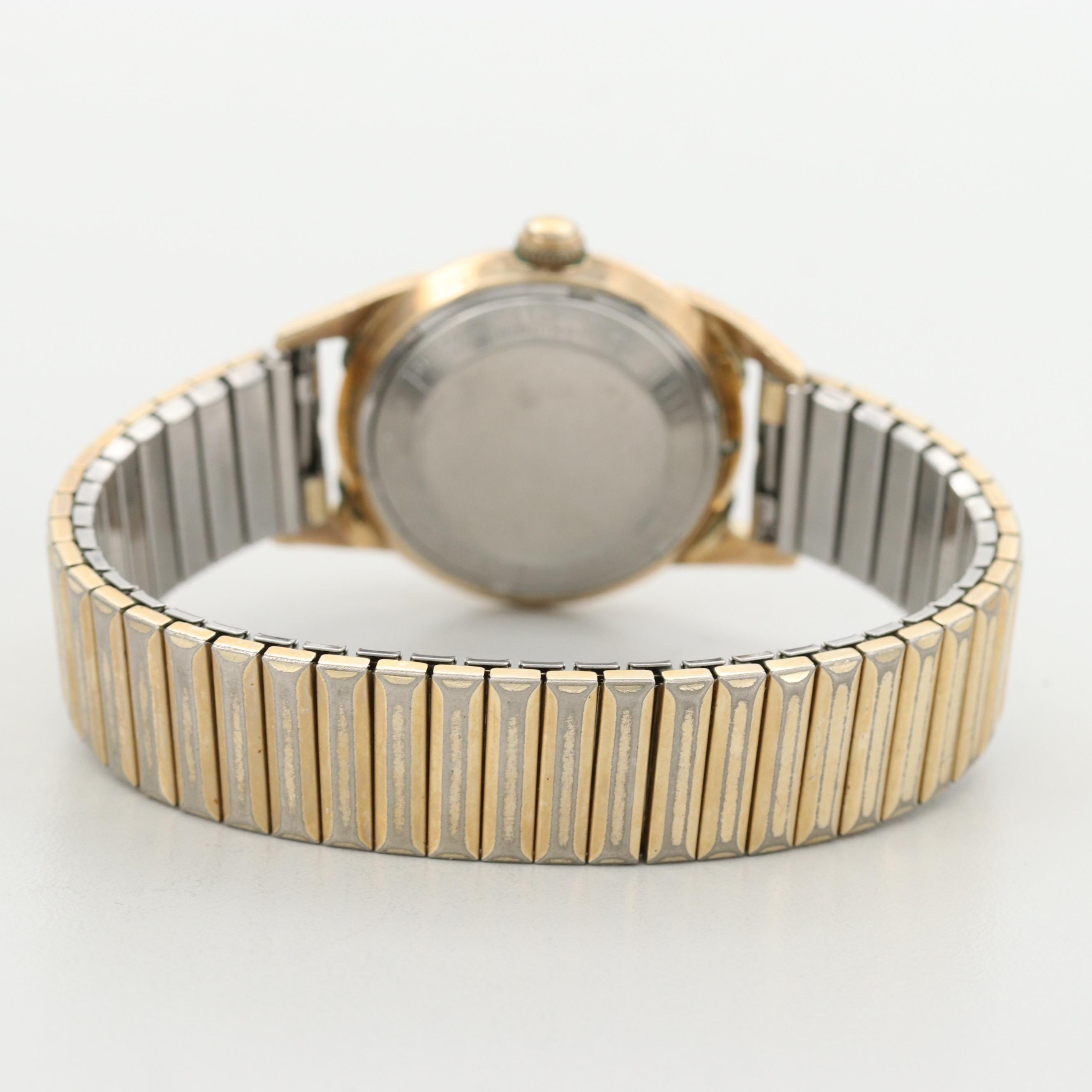 Vintage Bulova Rolled Gold Plate and Stainless Steel Automatic Watch, 1955