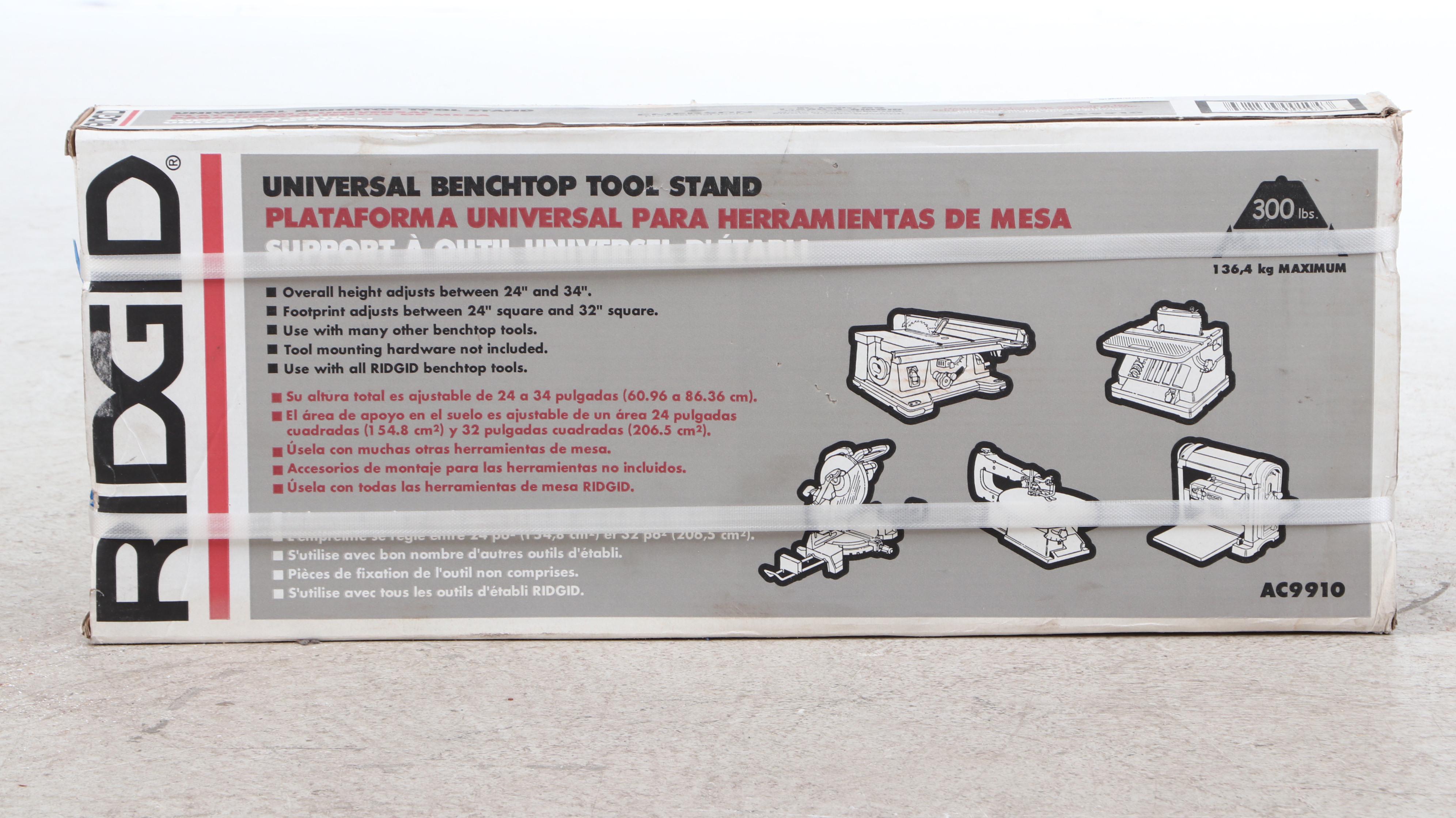 Contemporary Ridgid Universal Benchtop Tool Stand