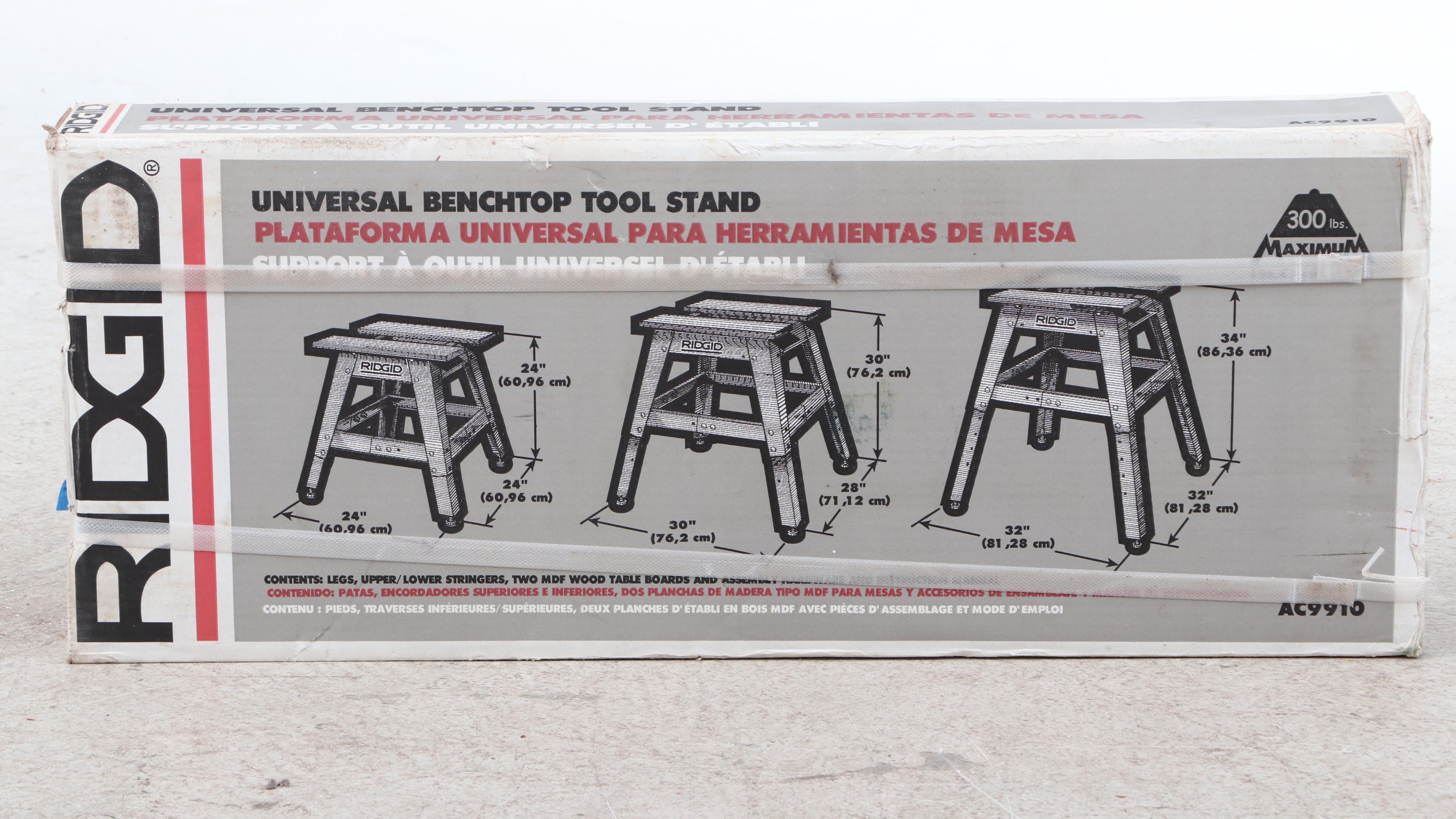Contemporary Ridgid Universal Benchtop Tool Stand