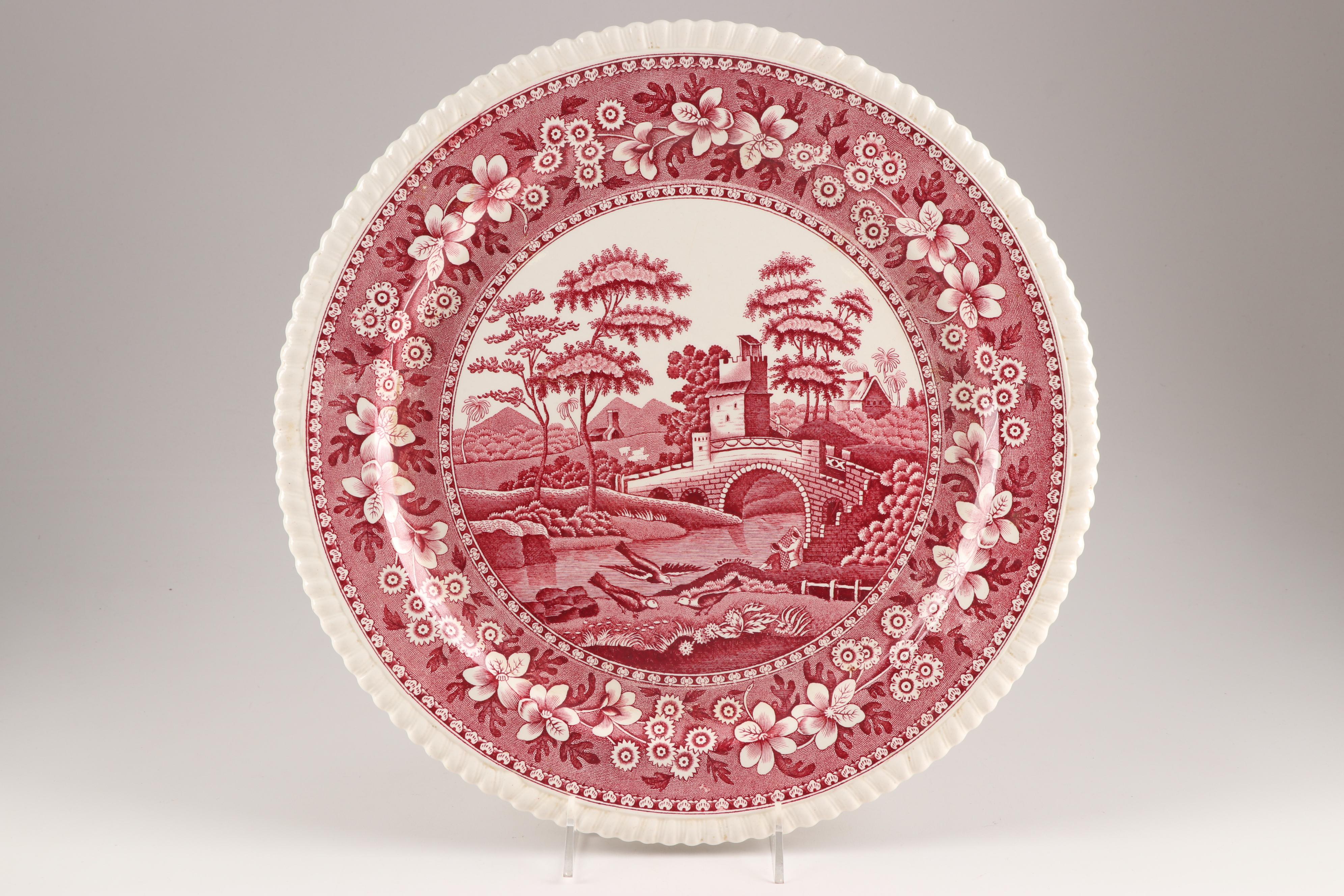 Spode "Tower Pink" Earthenware Serveware
