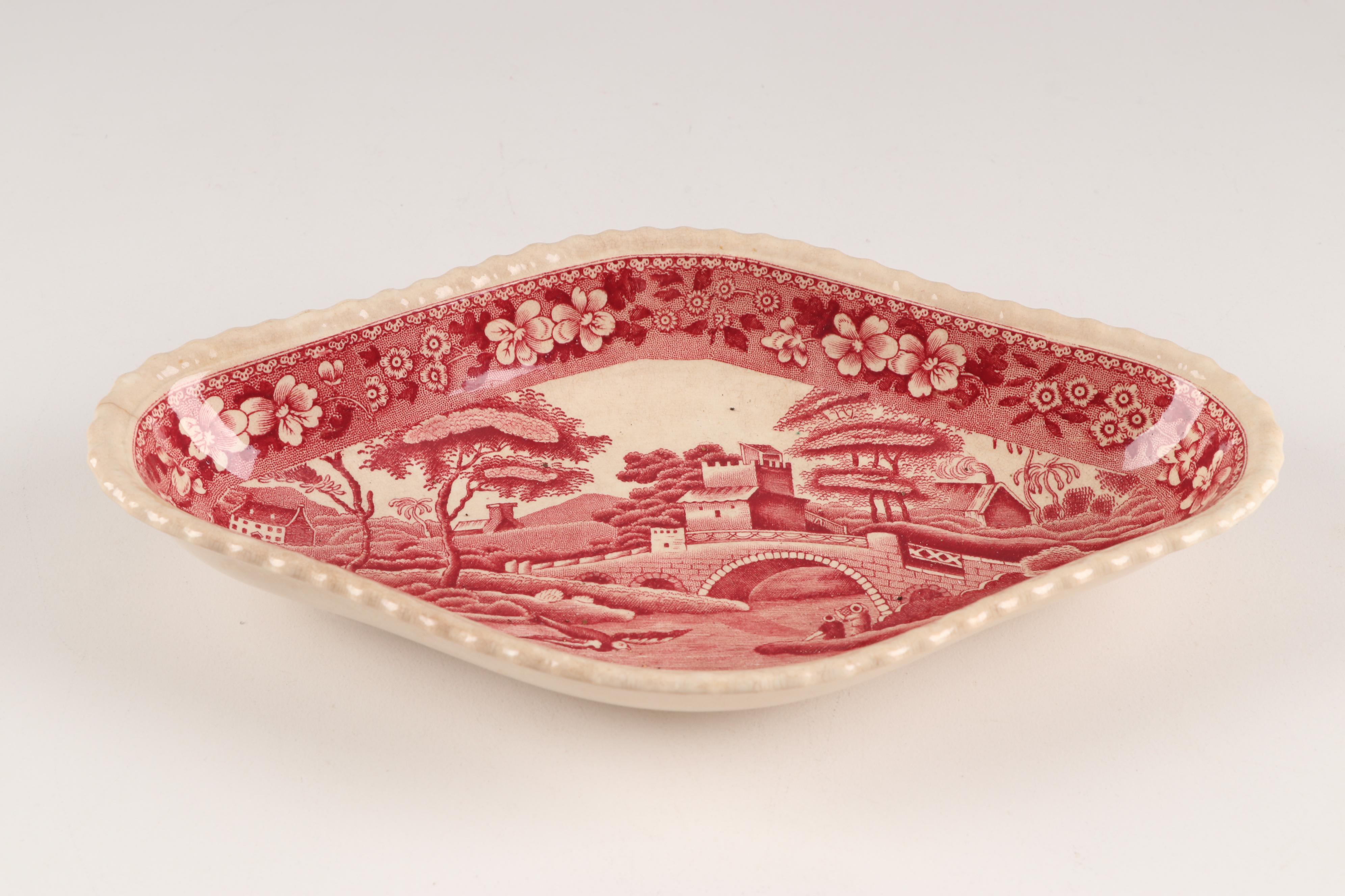 Spode "Tower Pink" Earthenware Serveware