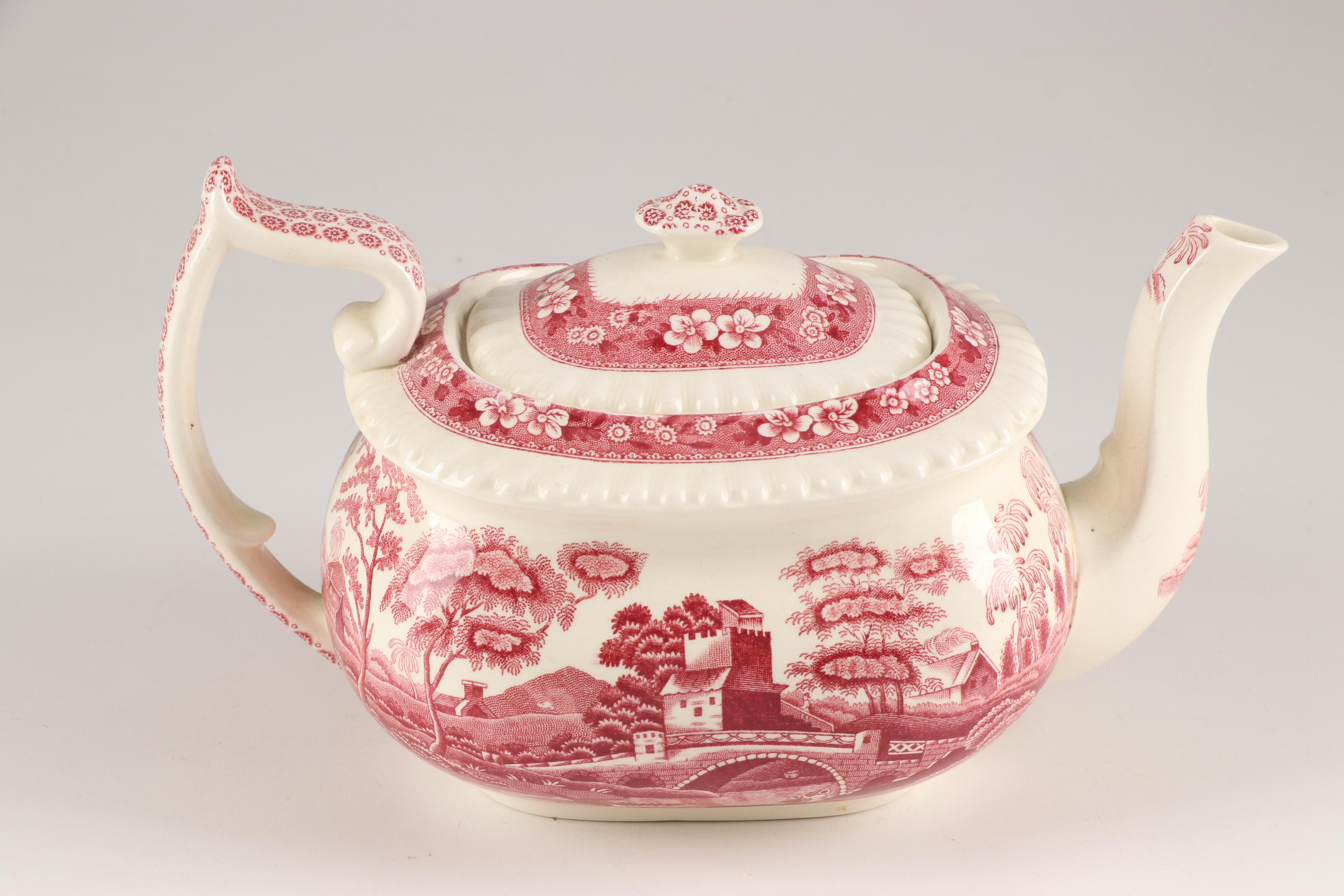 Spode "Tower Pink" Earthenware Serveware