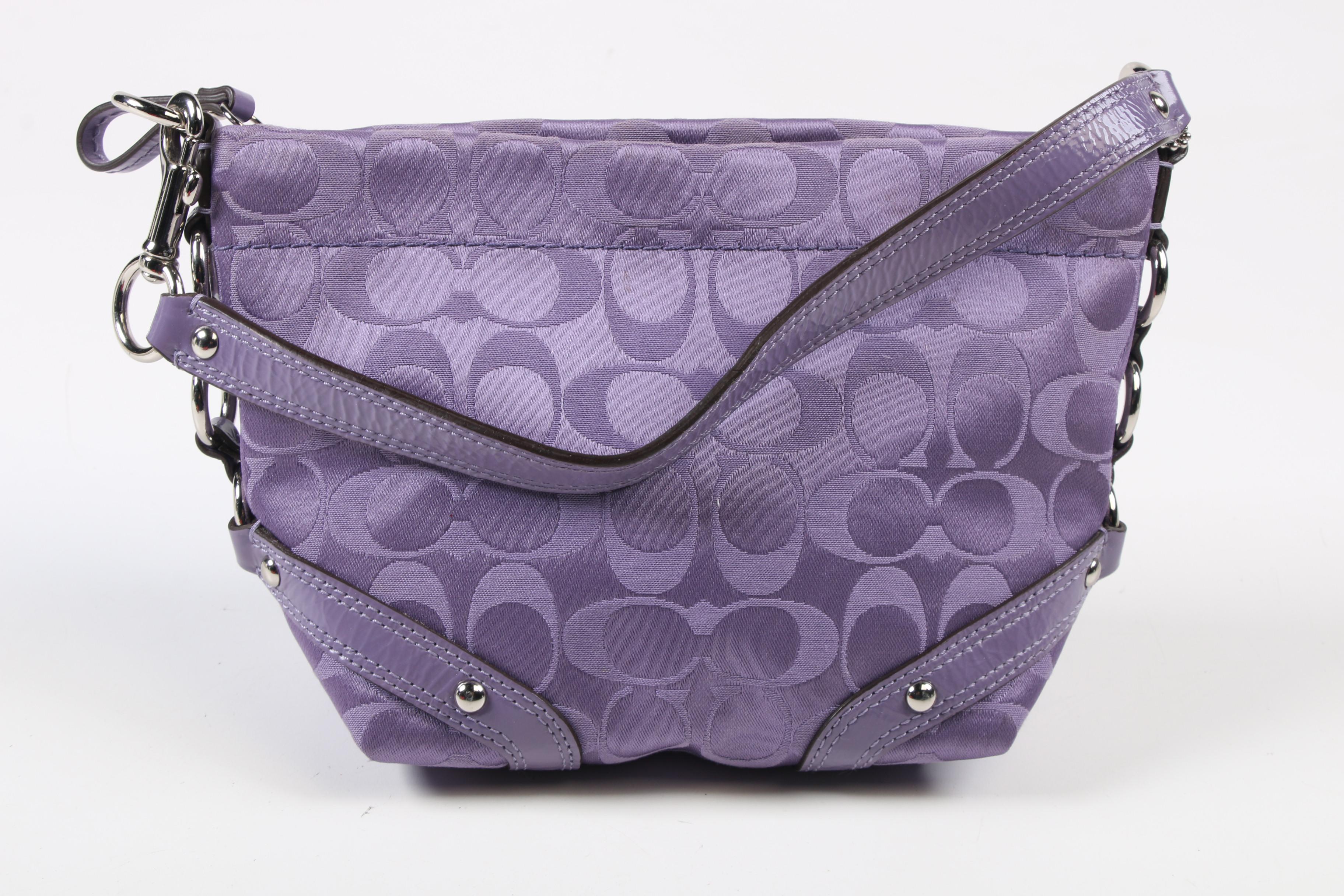 Coach Zoe and Carly Convertible Hobo Bags with Signature Jacquard Coin Pouch