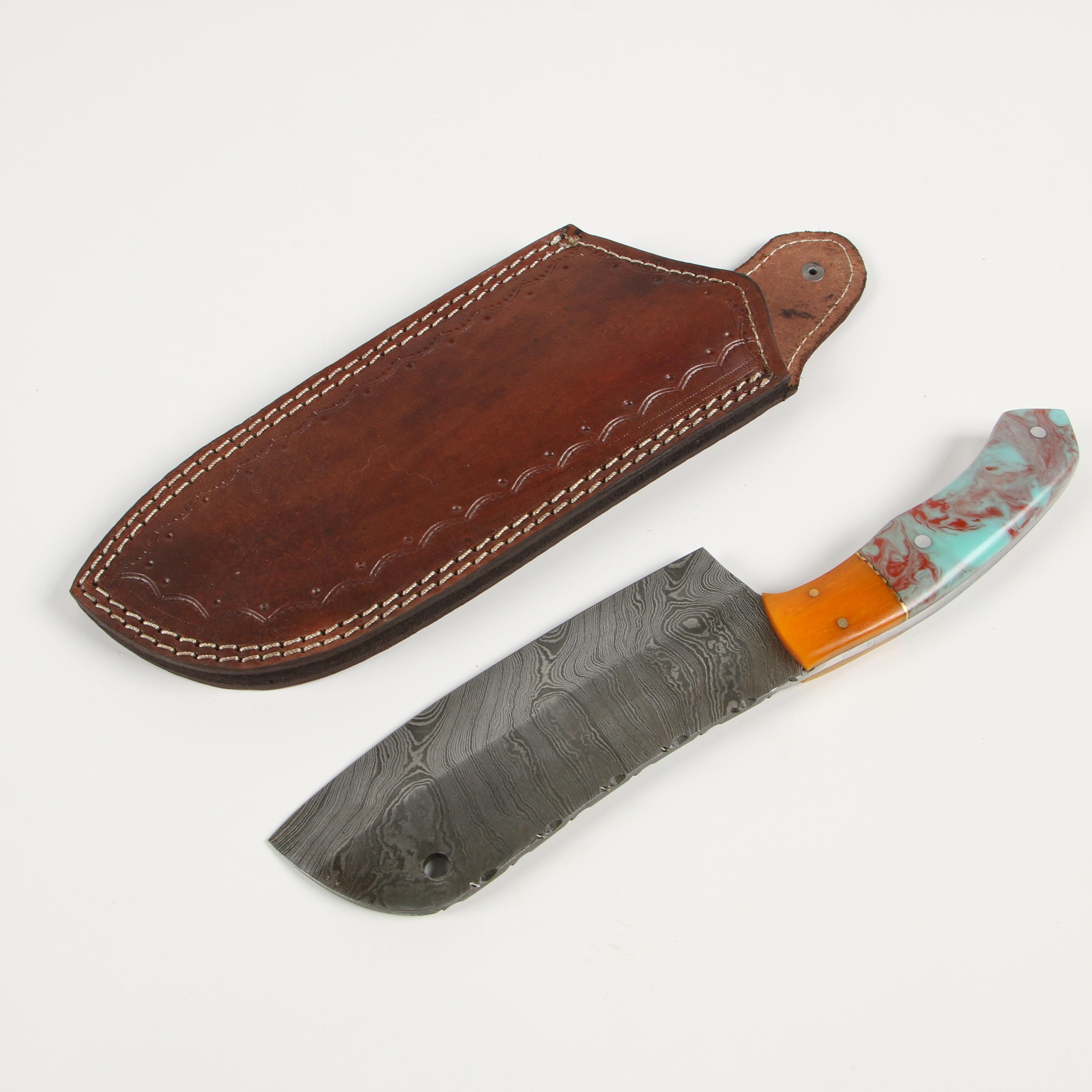 Damascus Steel Fixed Blade and Folding Knives