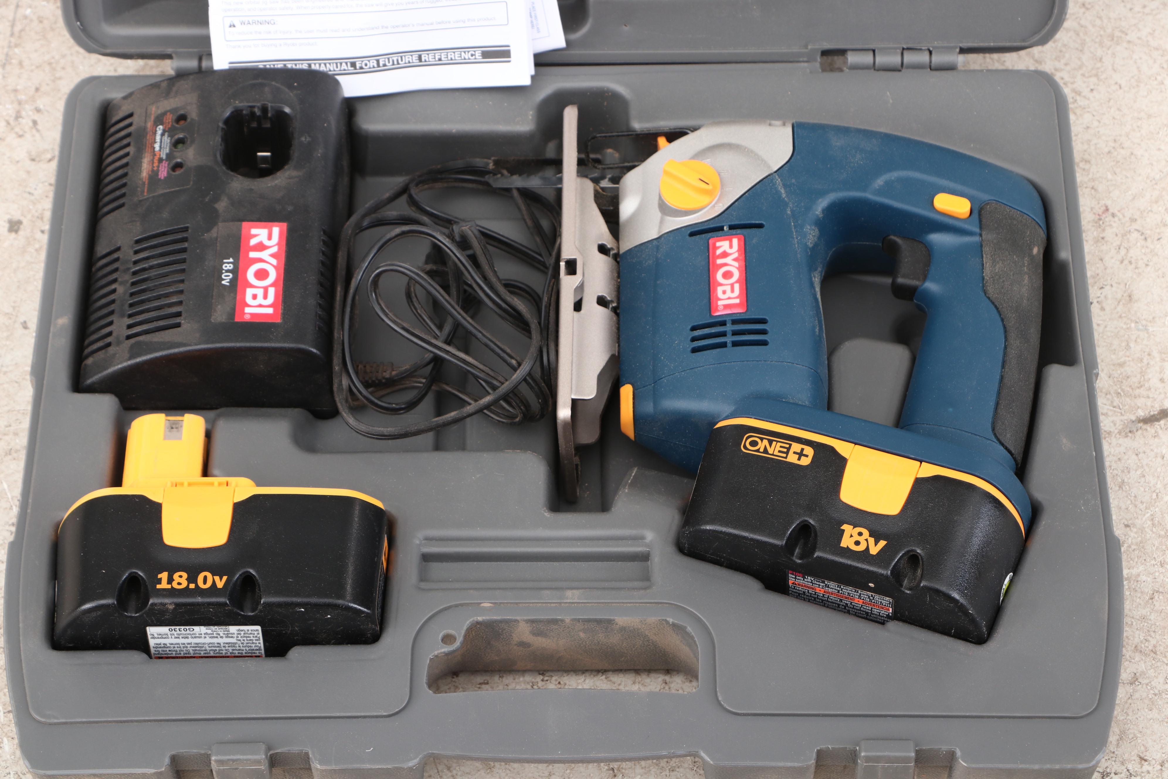 Ryobi Jig Saws, Sawzall, Drill, Flashlight, and Royal Pro Series Hand Vac